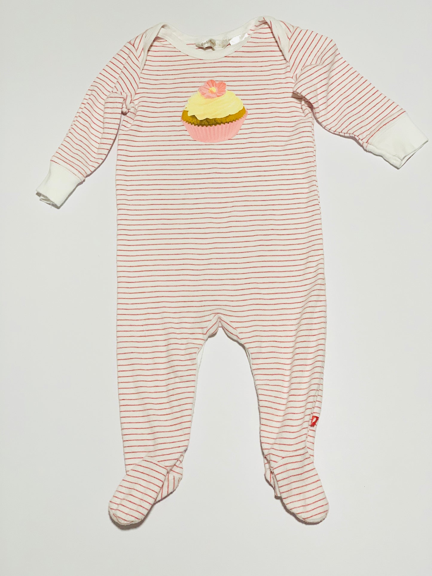 Cupcake print onesie - Size 0