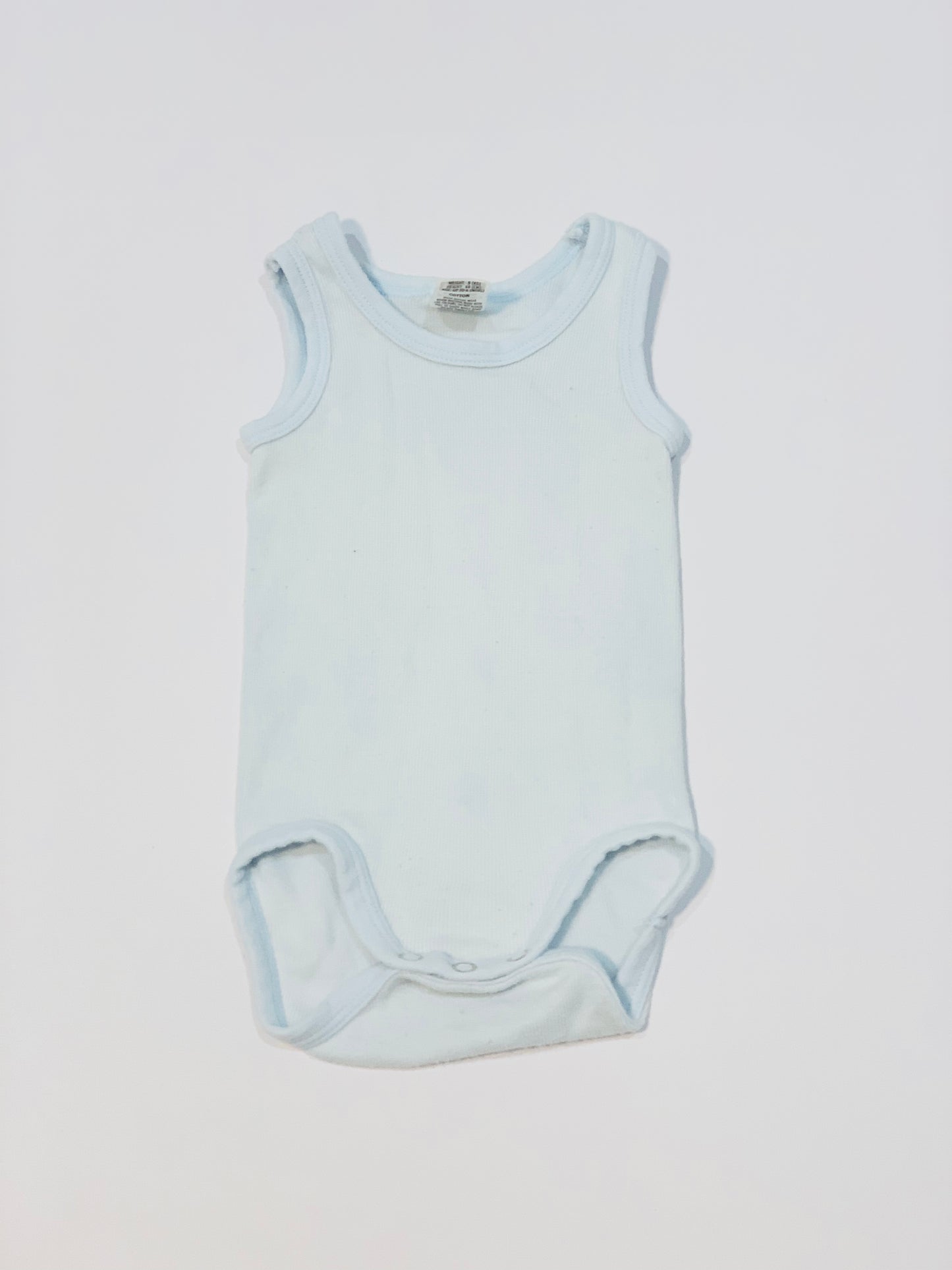 Blue ribbed bodysuit - Size 00