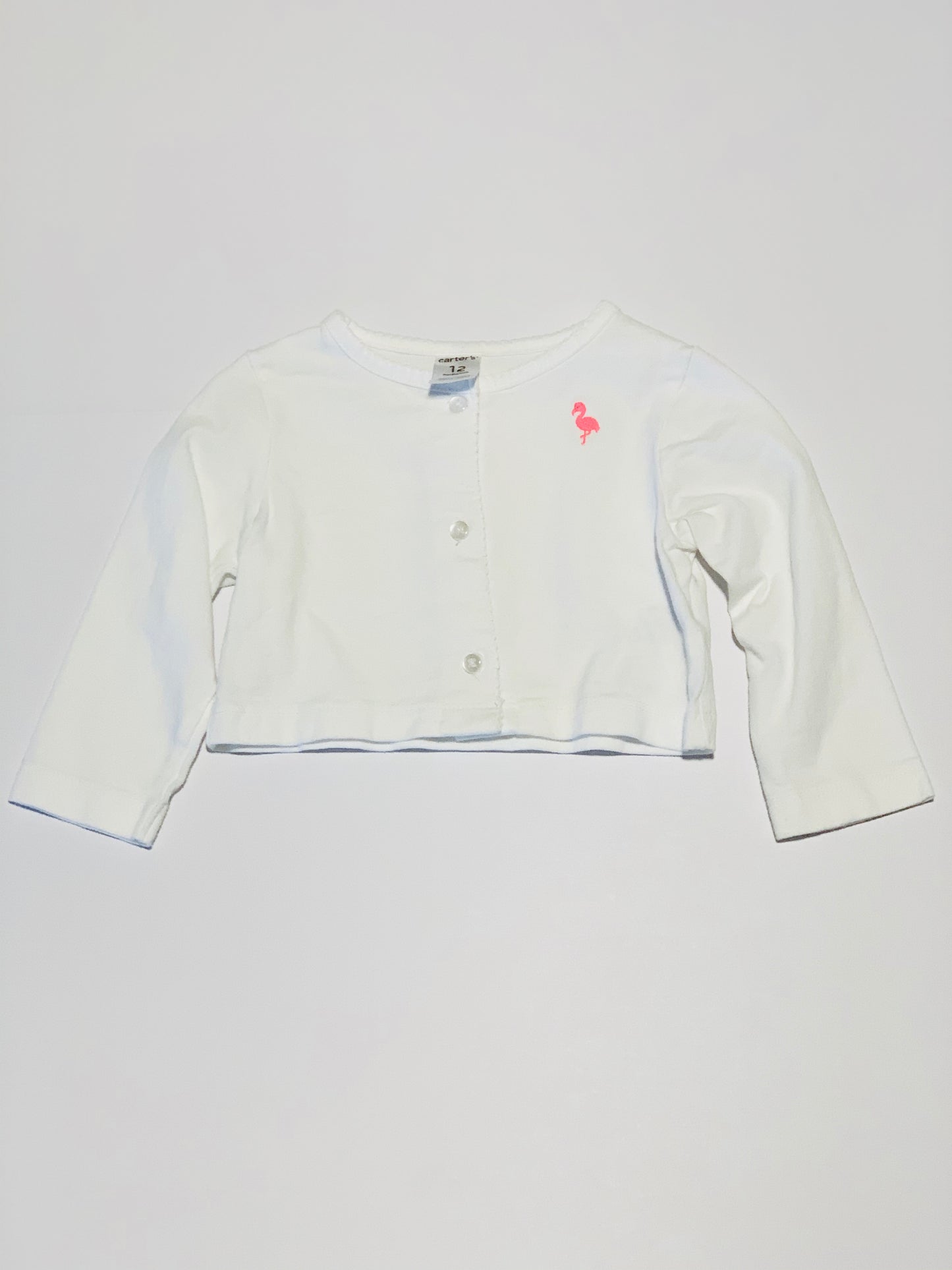 White cropped cardigan - Size 12 months
