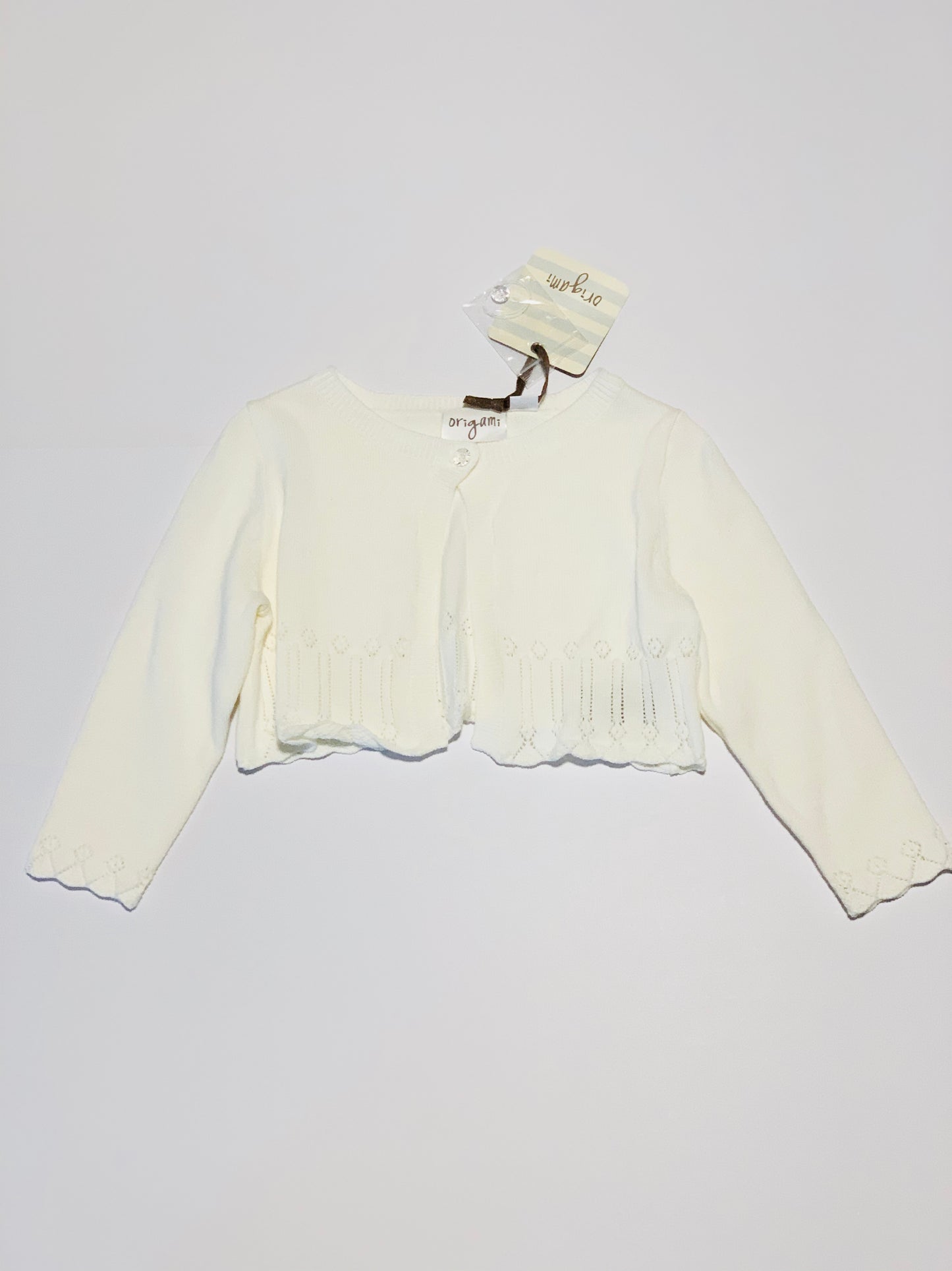 White cropped cardigan BNWT - Size 1