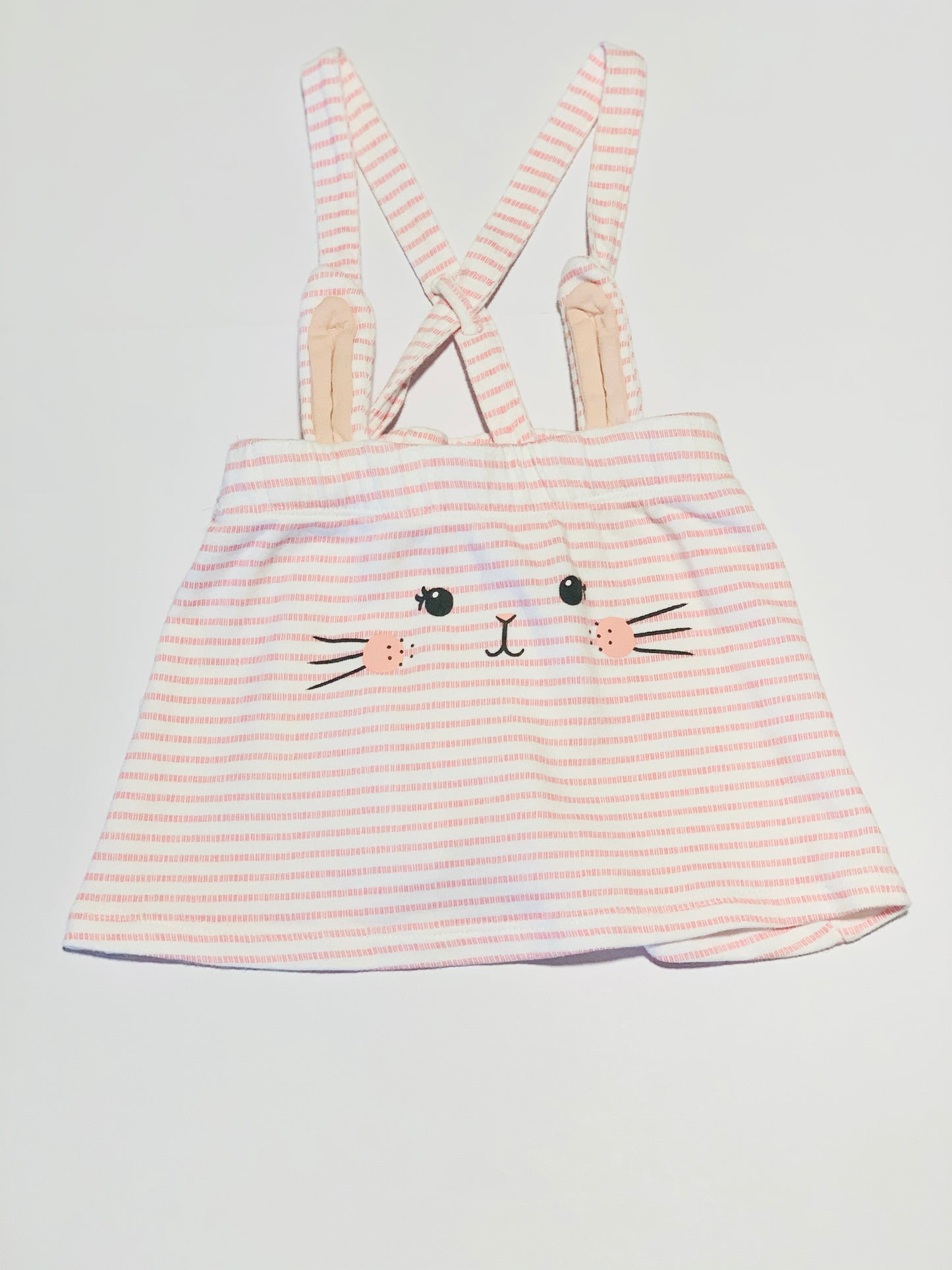 Pink bunny pinafore - Size 1