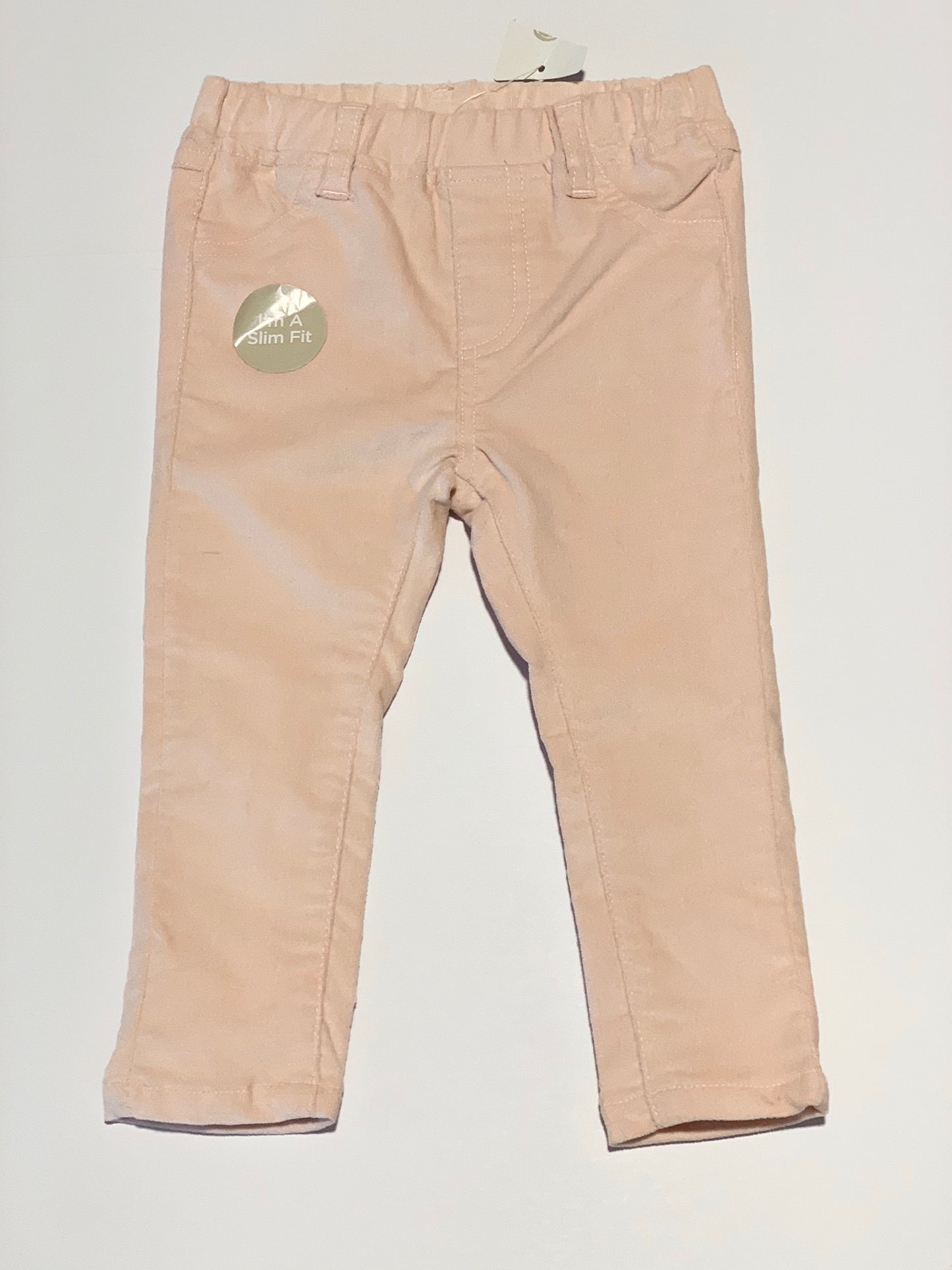 Light pink velvet pants BNWT - Size 1