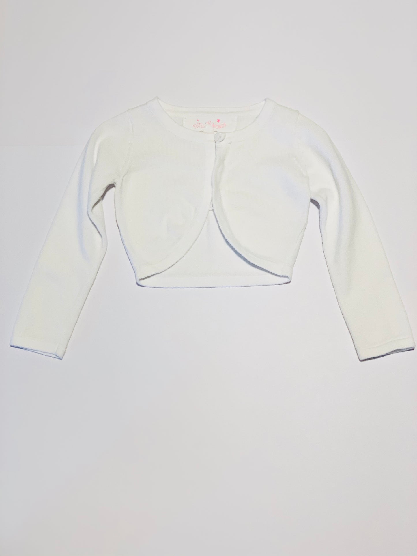 White cropped cardigan - Size 1