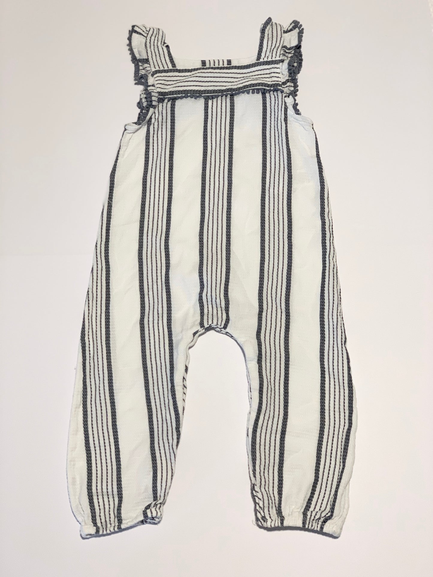 White stripe romper - Size 1