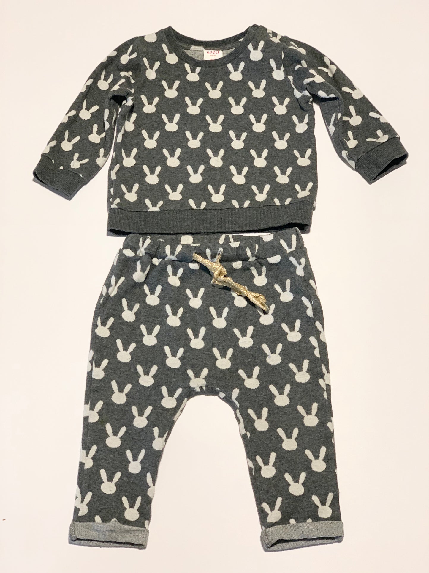 Grey bunny set - Size 1