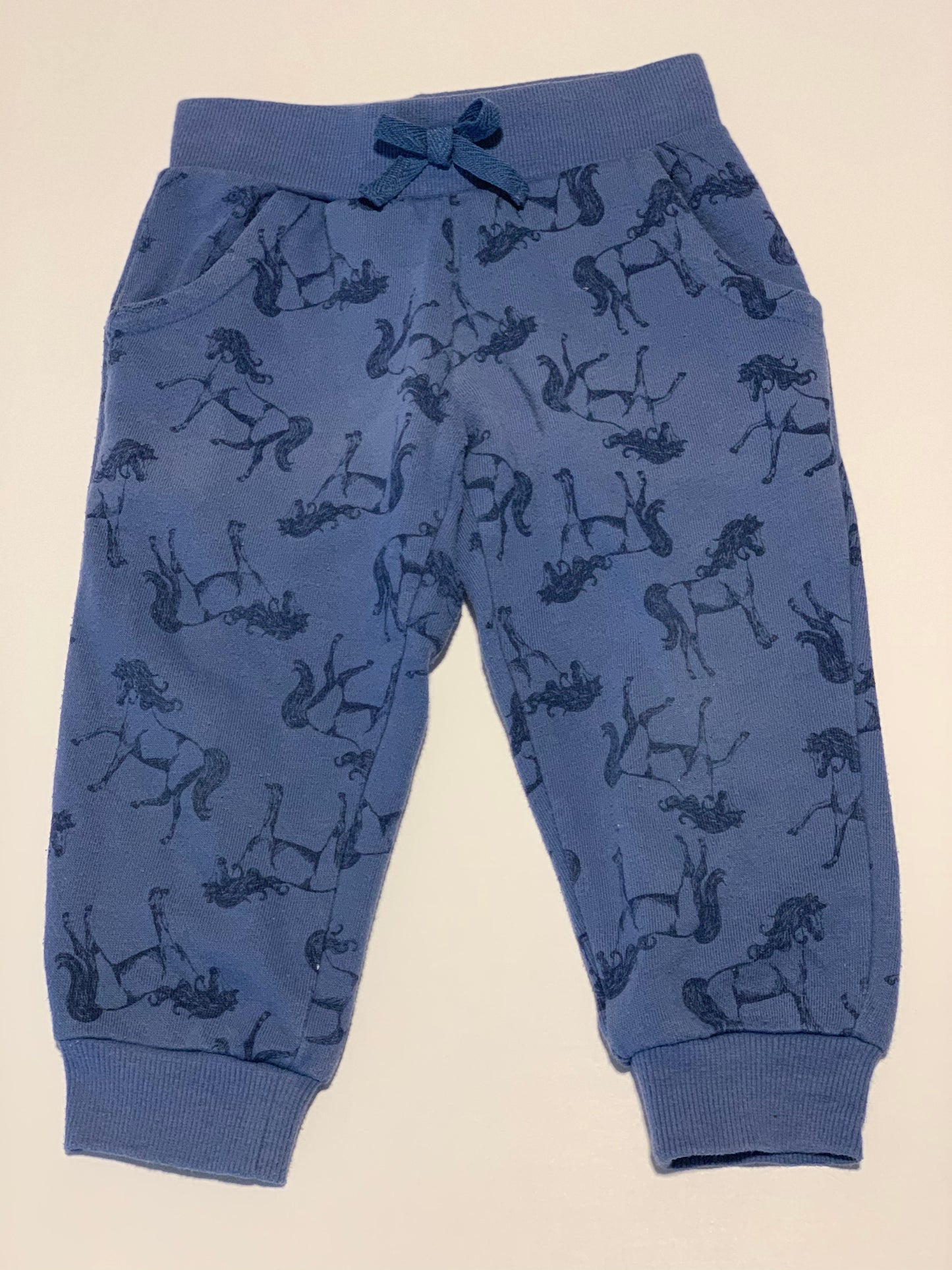 Blue horse trackies - Size 2