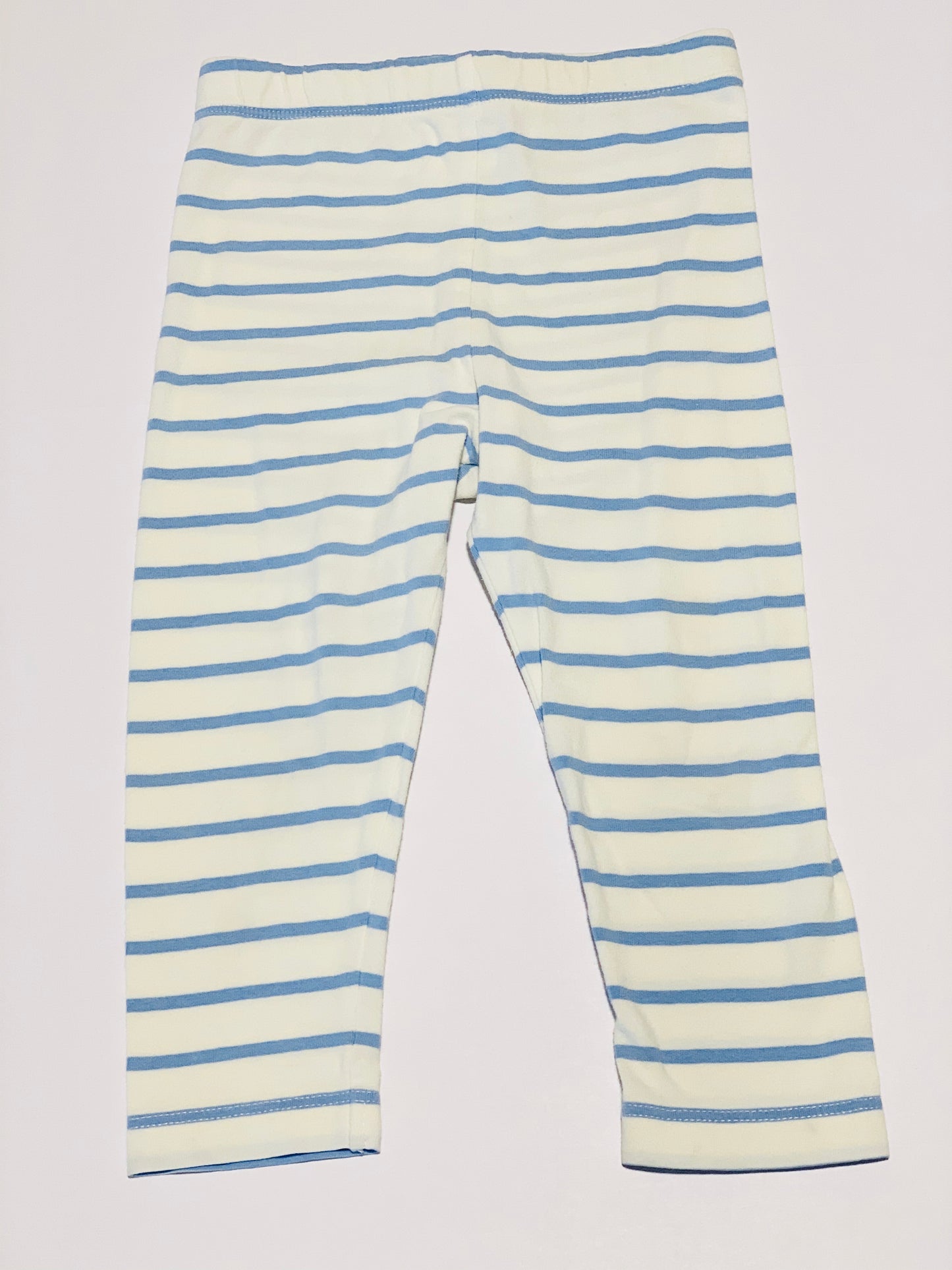 Blue stripe leggings - Size 2