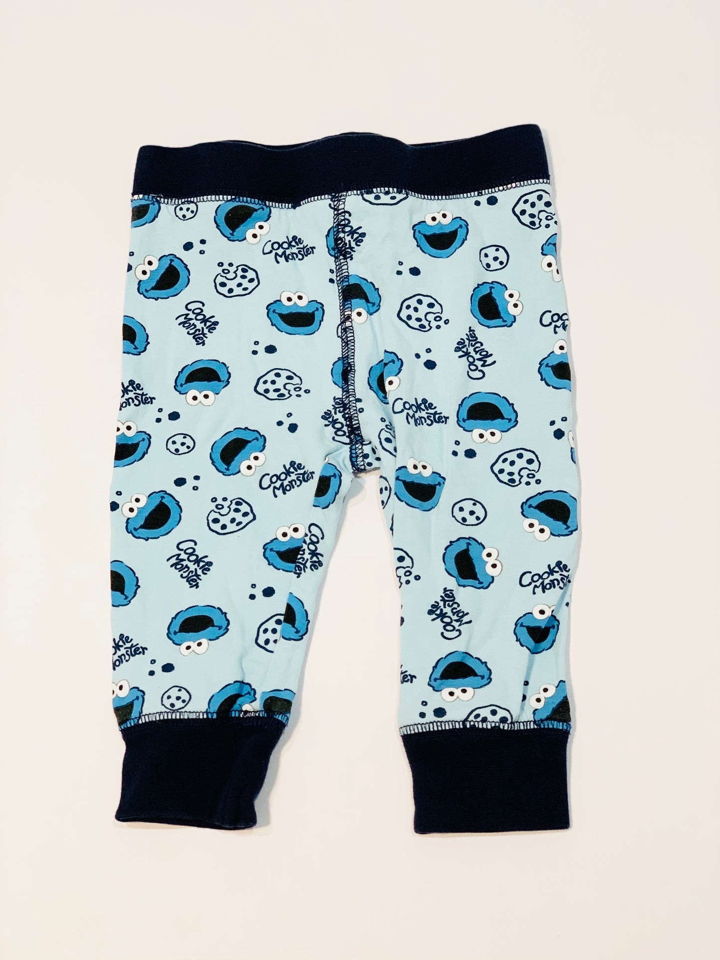 Cookie Monster leggings - Size 00