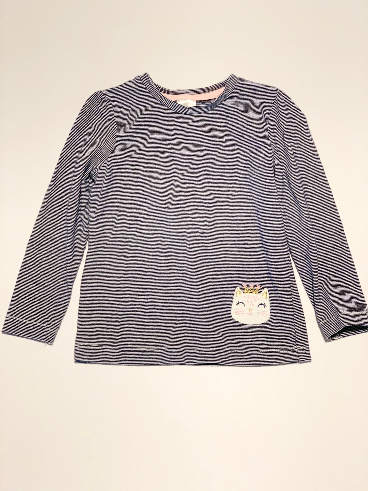 Striped cat top - Size 2