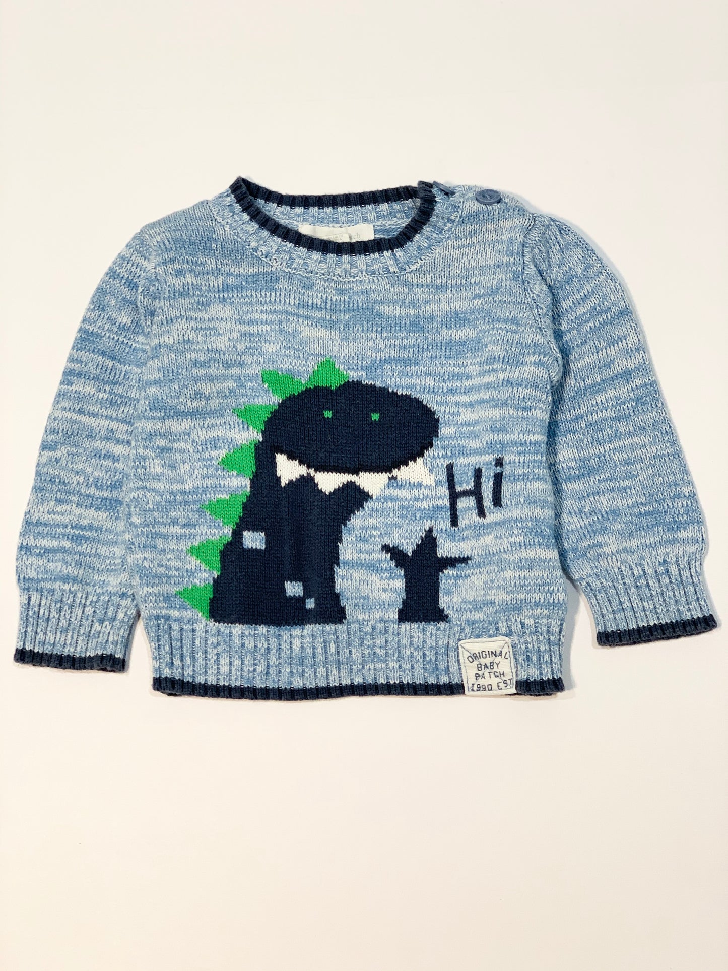 Dinosaur knit jumper - Size 00