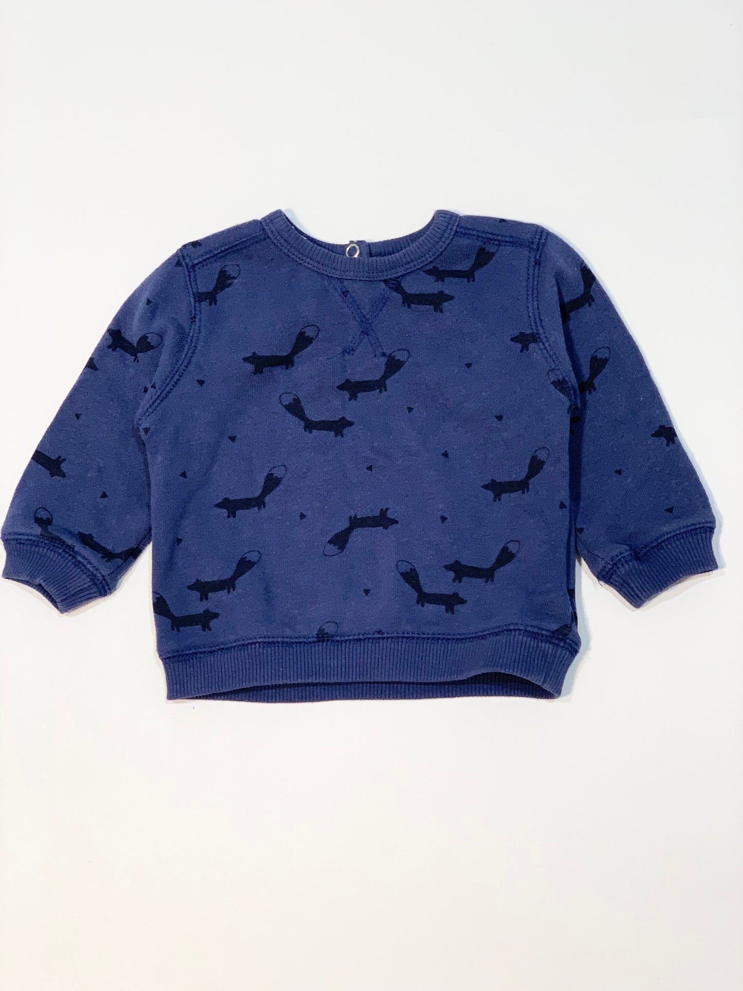 Blue fox sweater - Size 00