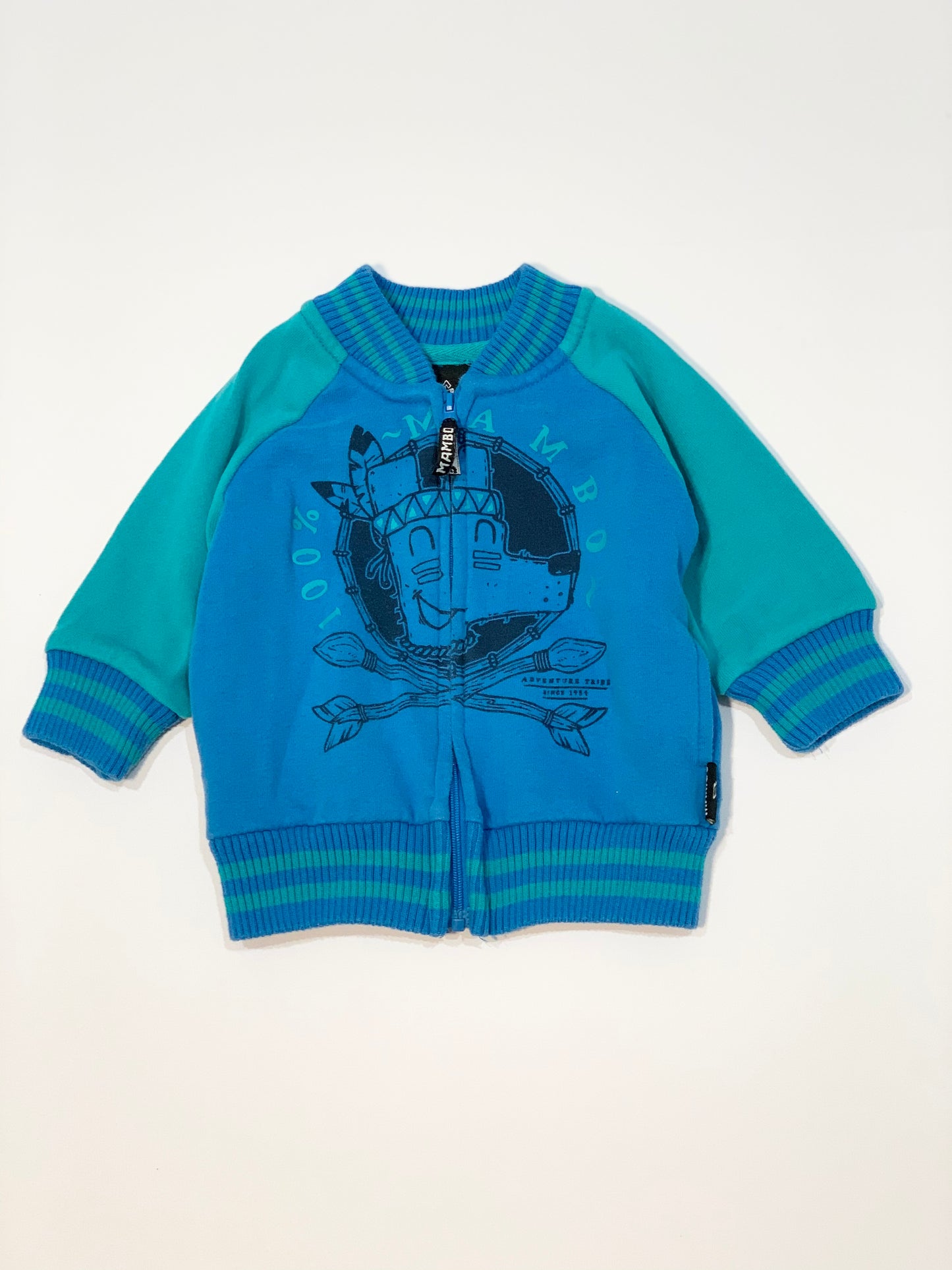 Blue zip jacket - Size 00