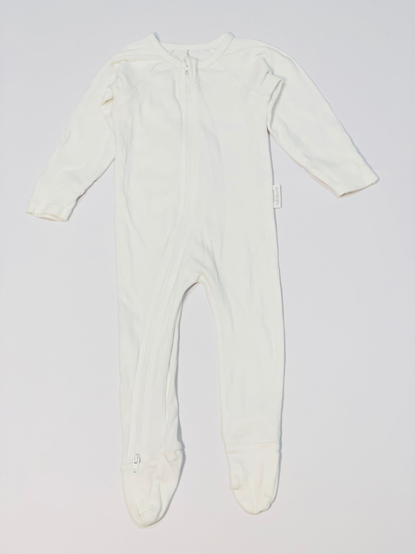 White zip onesie - Size 00