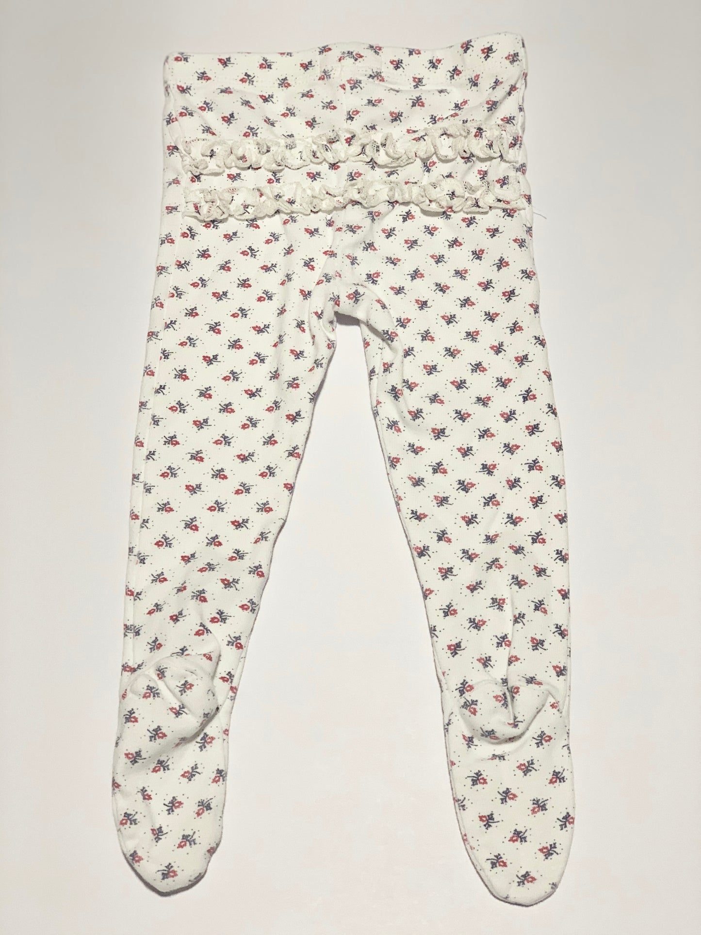 Floral footed pants - Size 0
