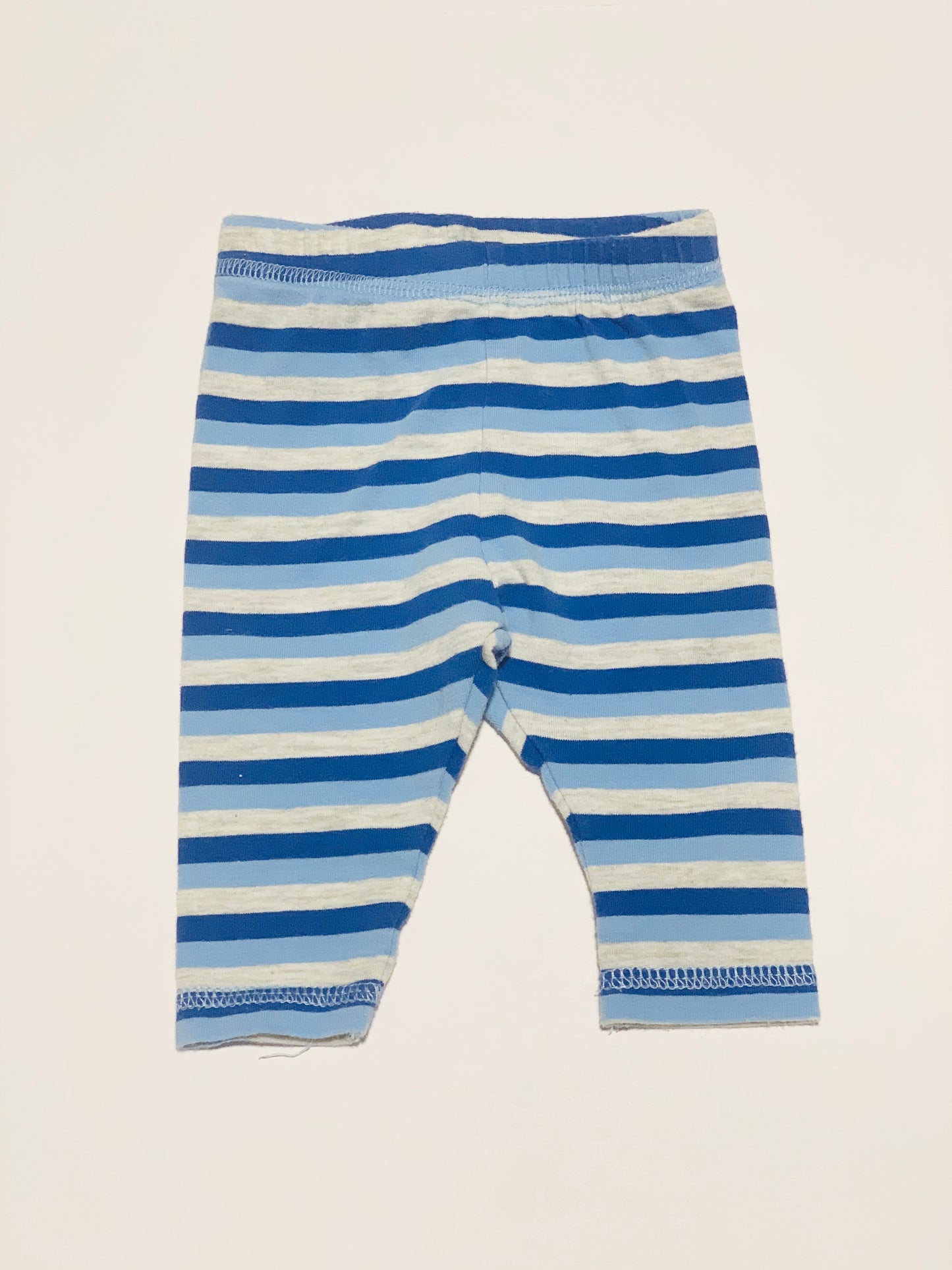 Blue striped leggings - size 0000
