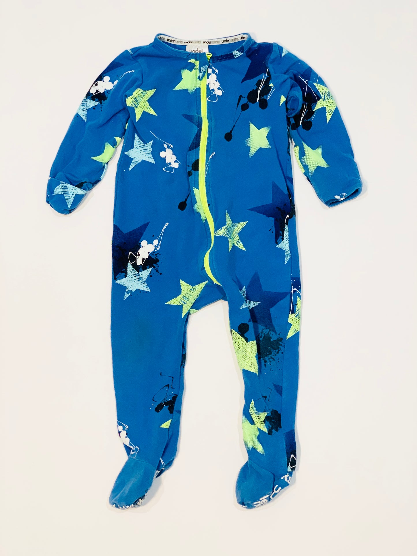 Stars zip onesie - Size 1