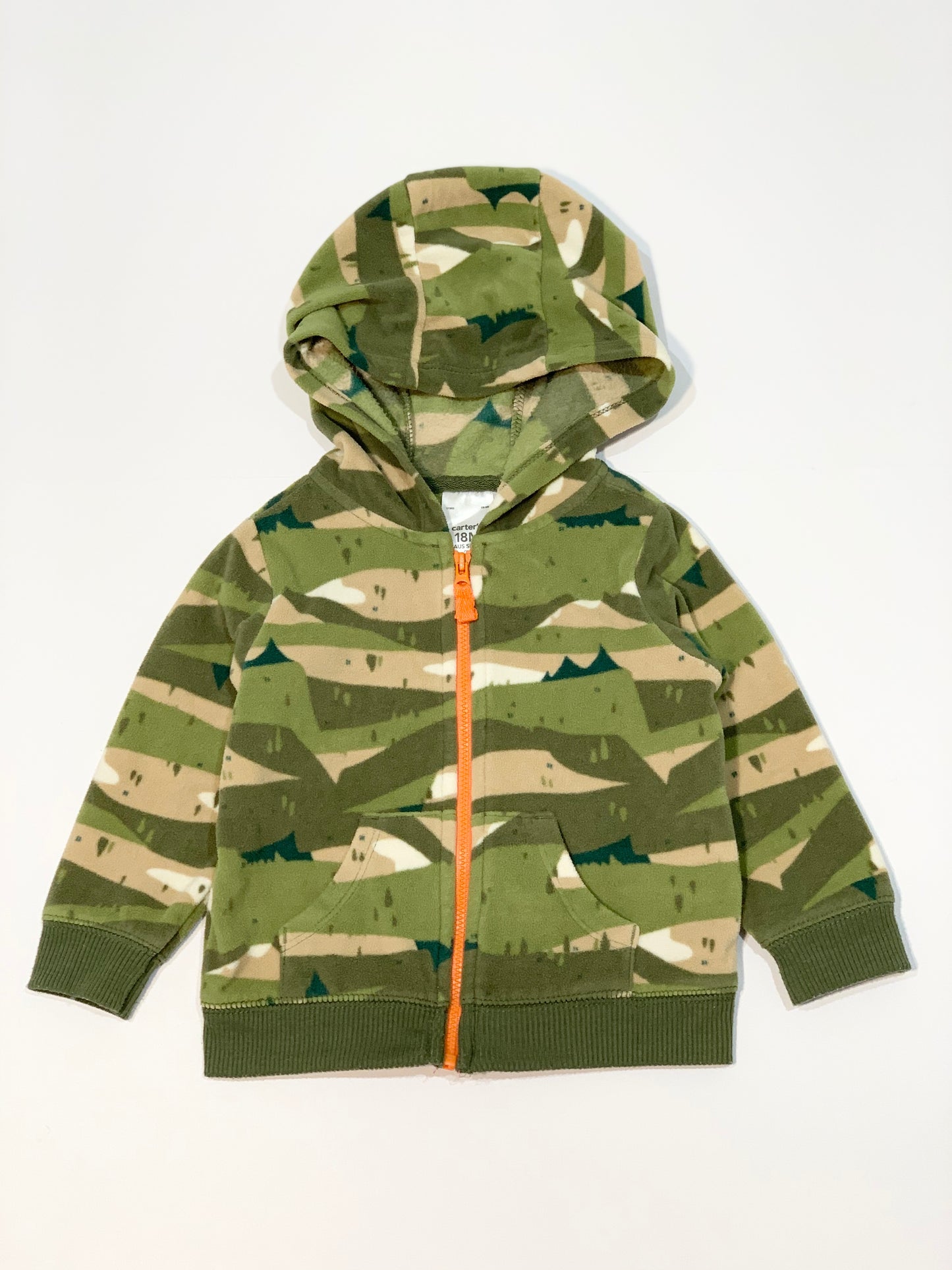 Green fleece jacket - Size 1