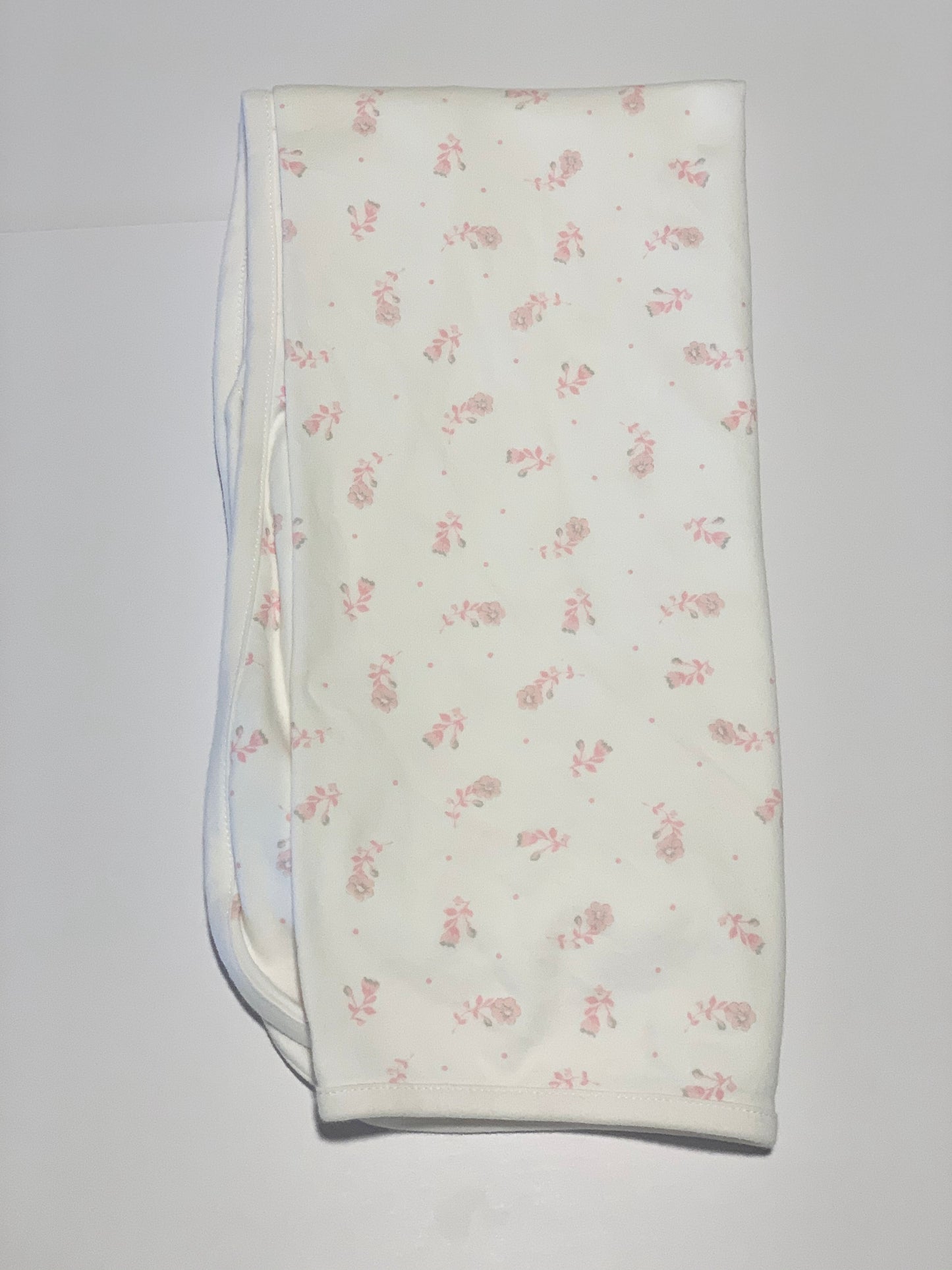 Pink flower bunny rug