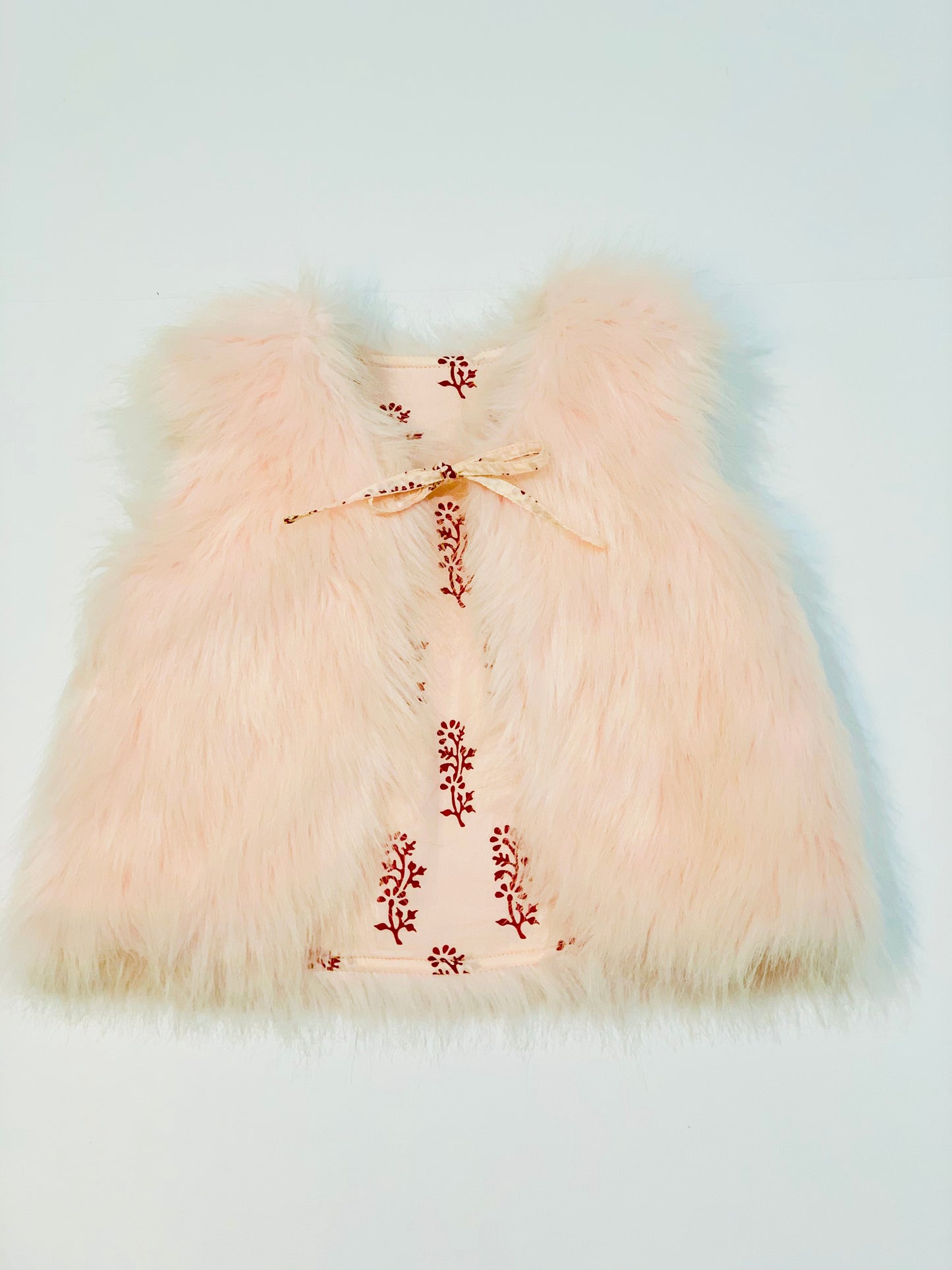 Reversible faux fur vest - Size 2