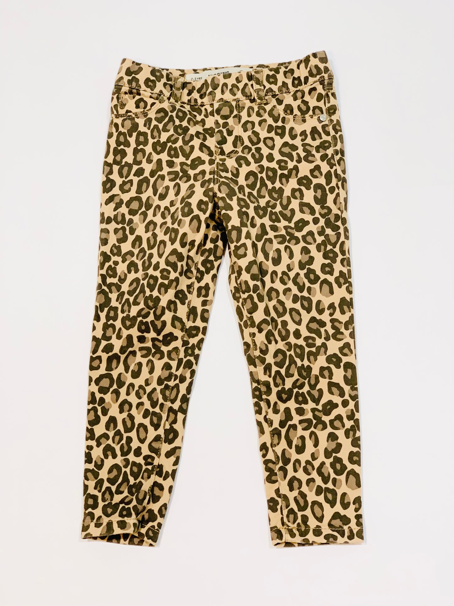 Leopard jeggings - Size 2-3