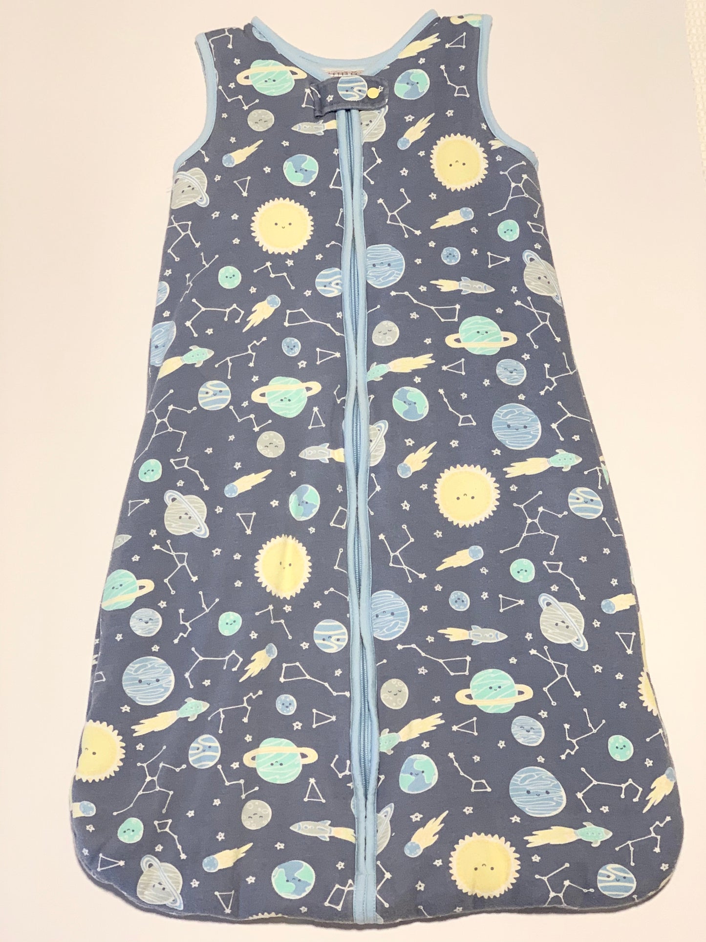Blue planets 2.4 tog sleeping bag - size 6-18 months
