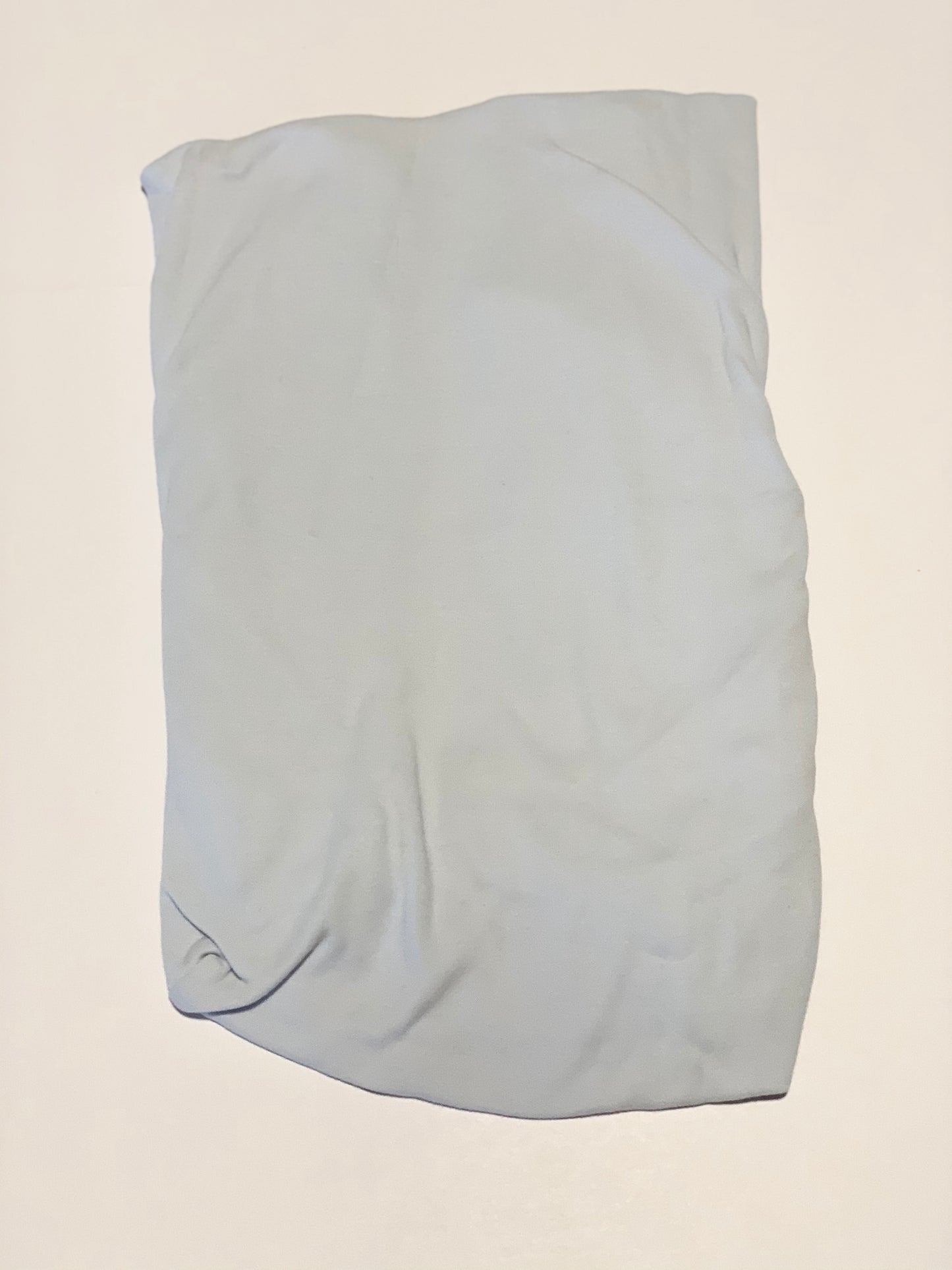 Blue jersey cotton bassinet fitted sheet