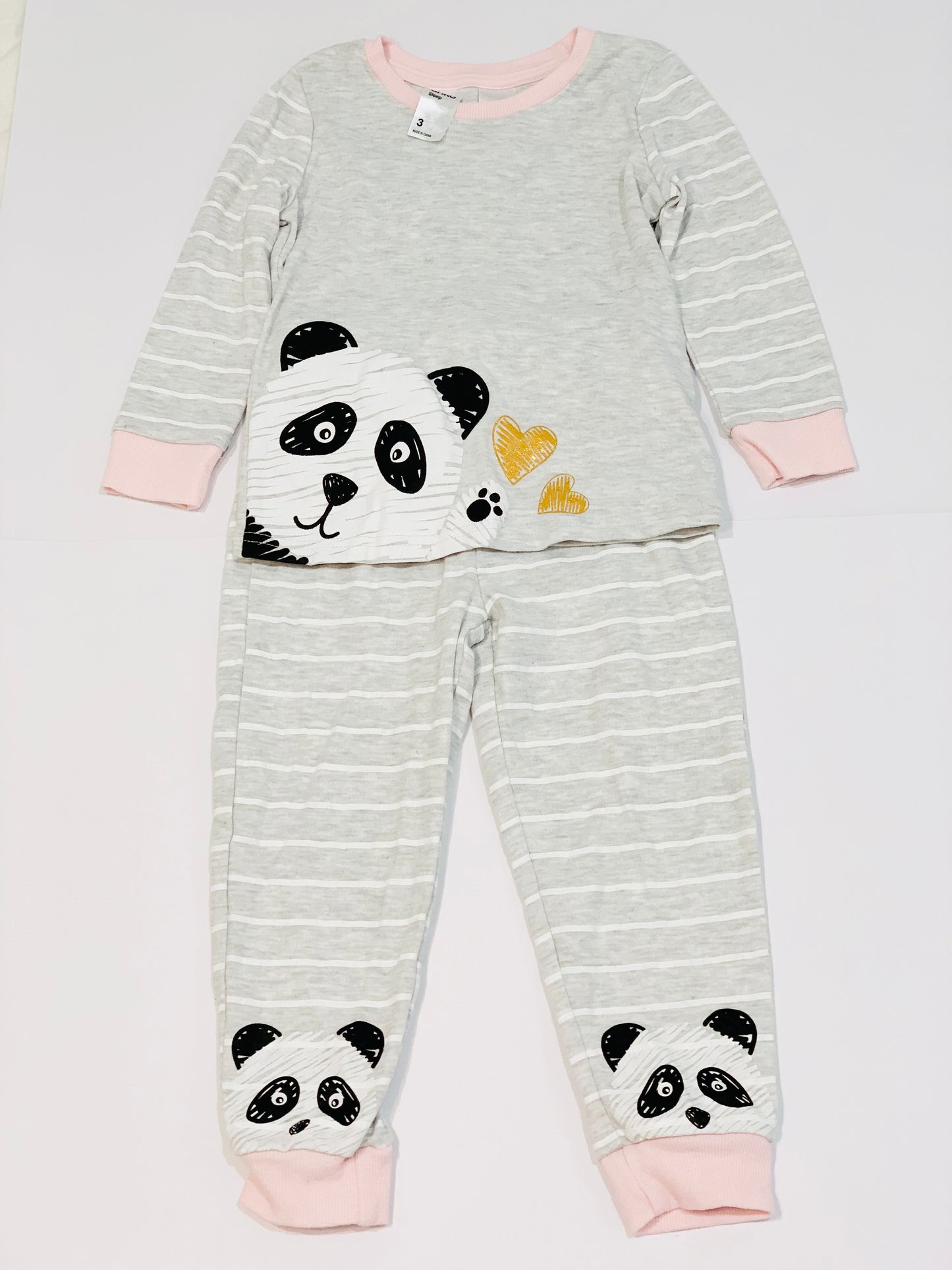 Panda pyjamas - Size 3
