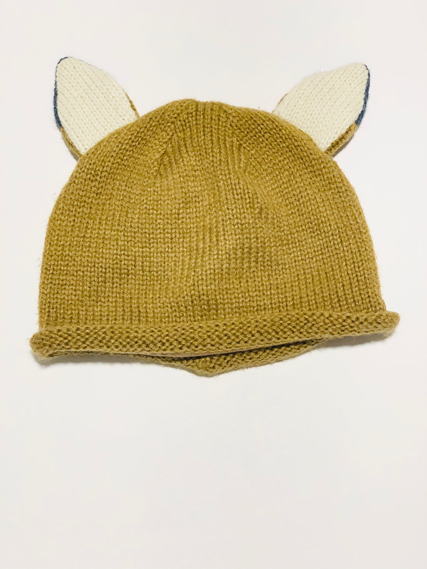 Brown fox beanie - Size 12-18 months