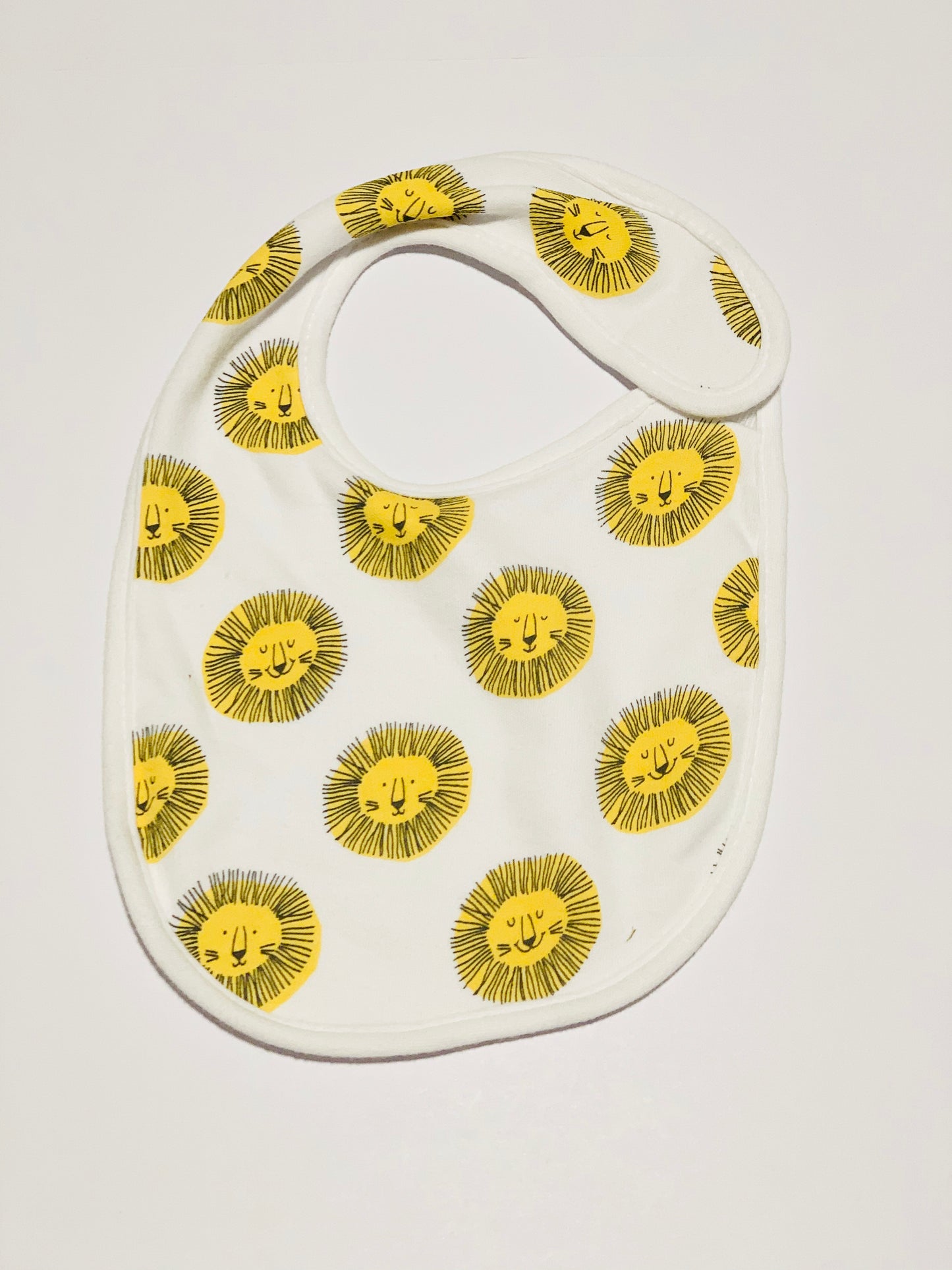 Yellow lion bib - One size