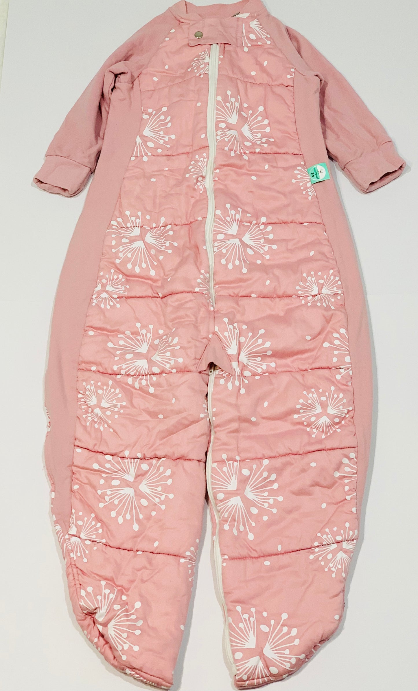 Pink 3.5 tog sleep suit bag - Size 2-4 years