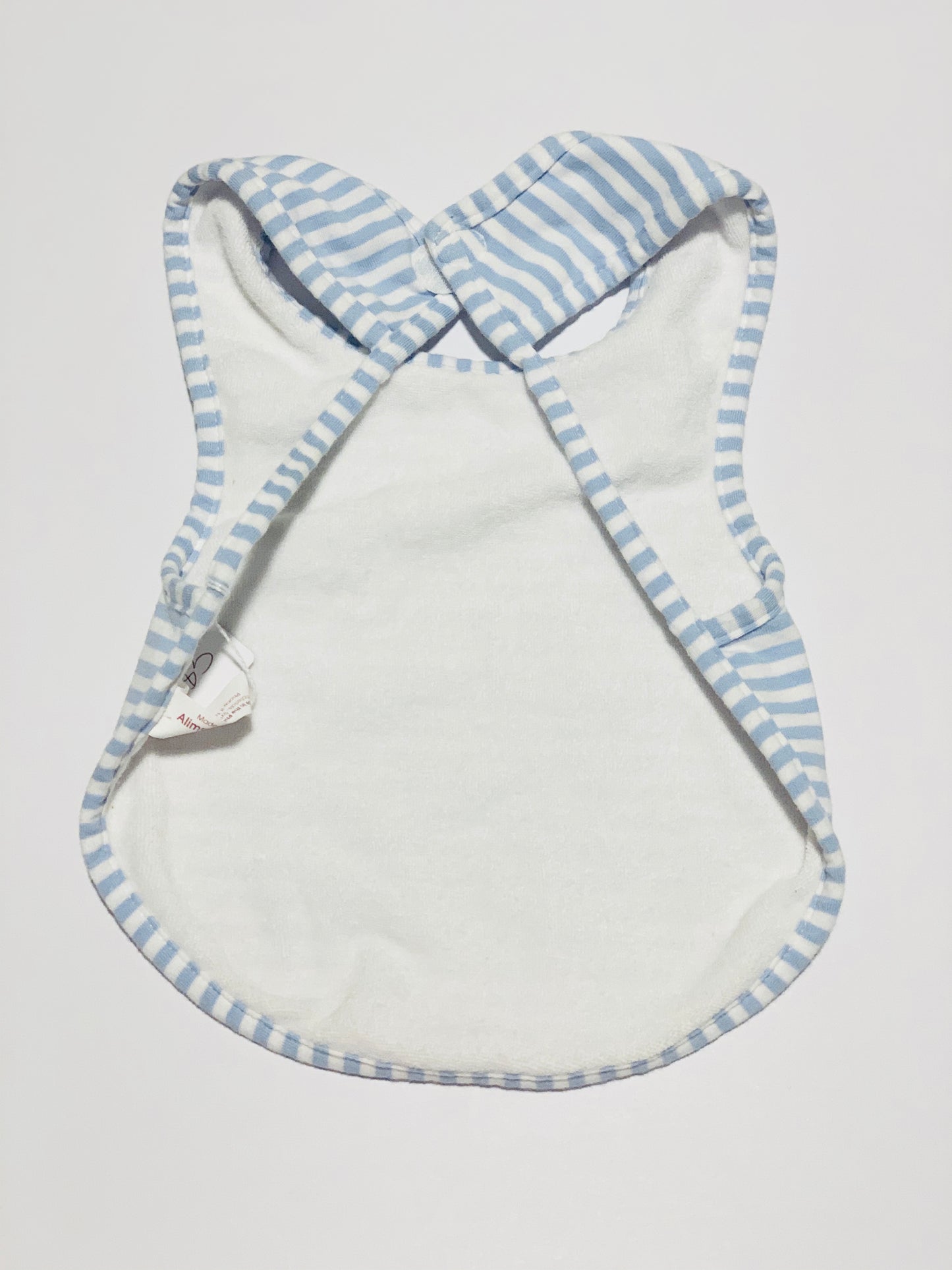 Blue stripe bib - One size