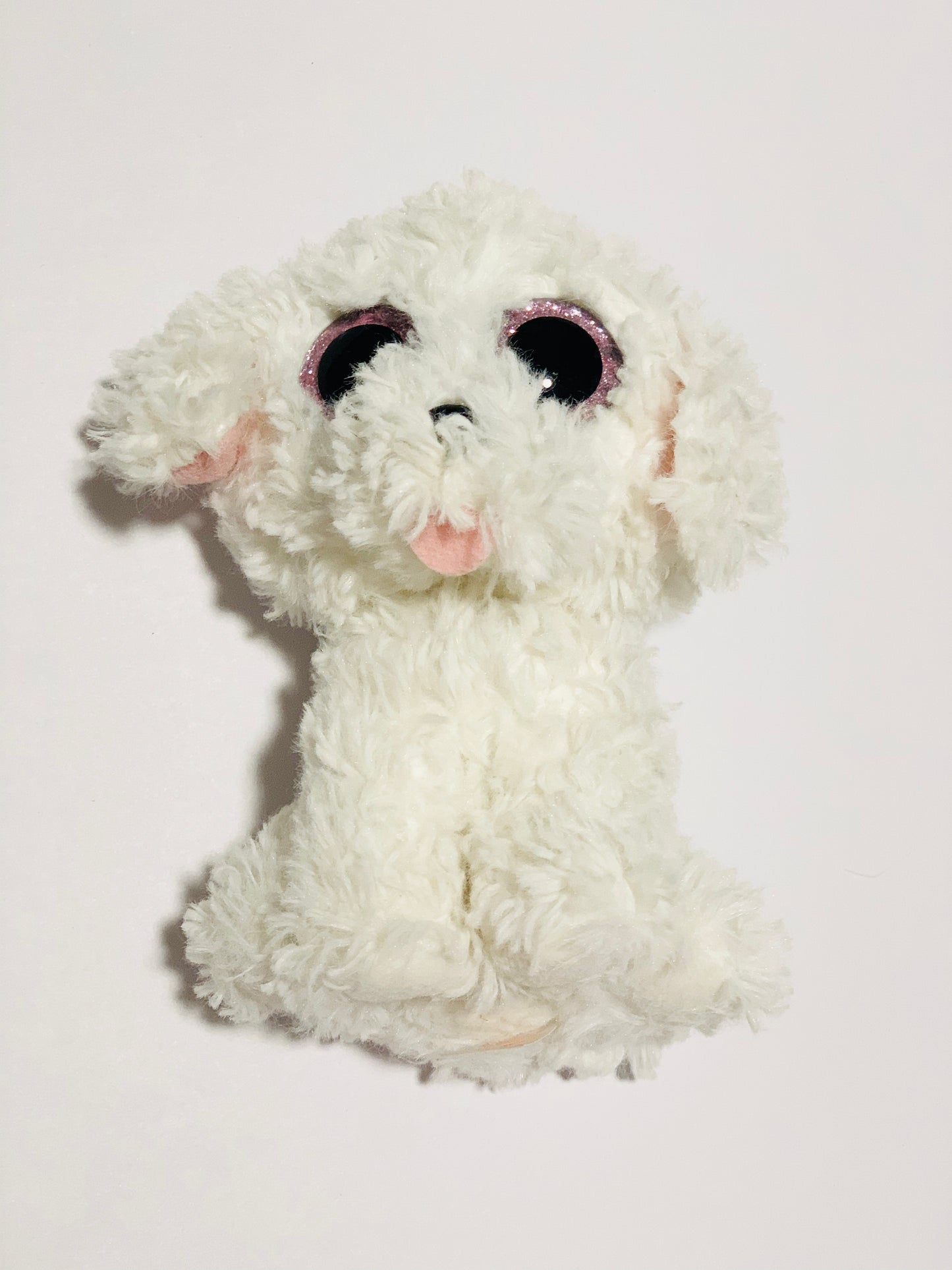 Beanie Boo white puppy plush toy
