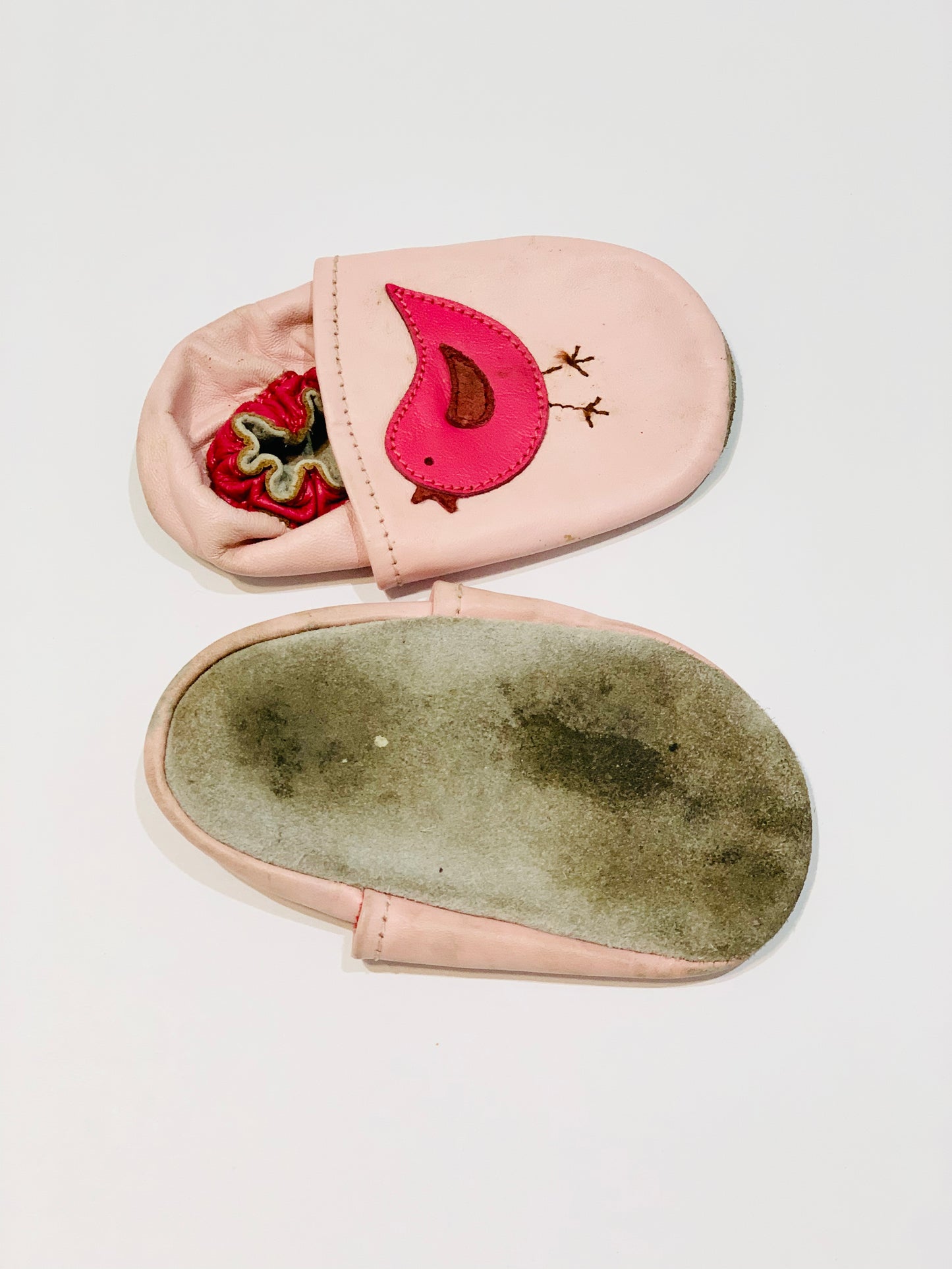 Leather soft sole shoes - Size 12-18 months