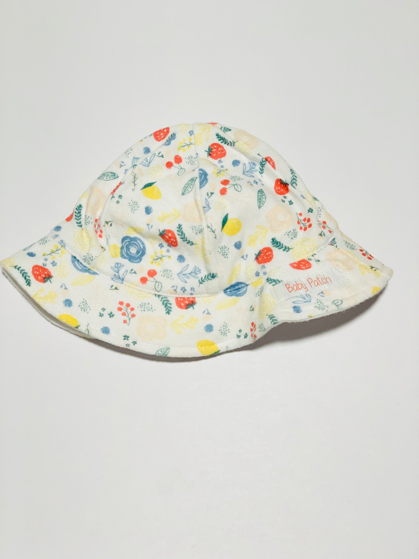 Soft garden print hat - Size XS
