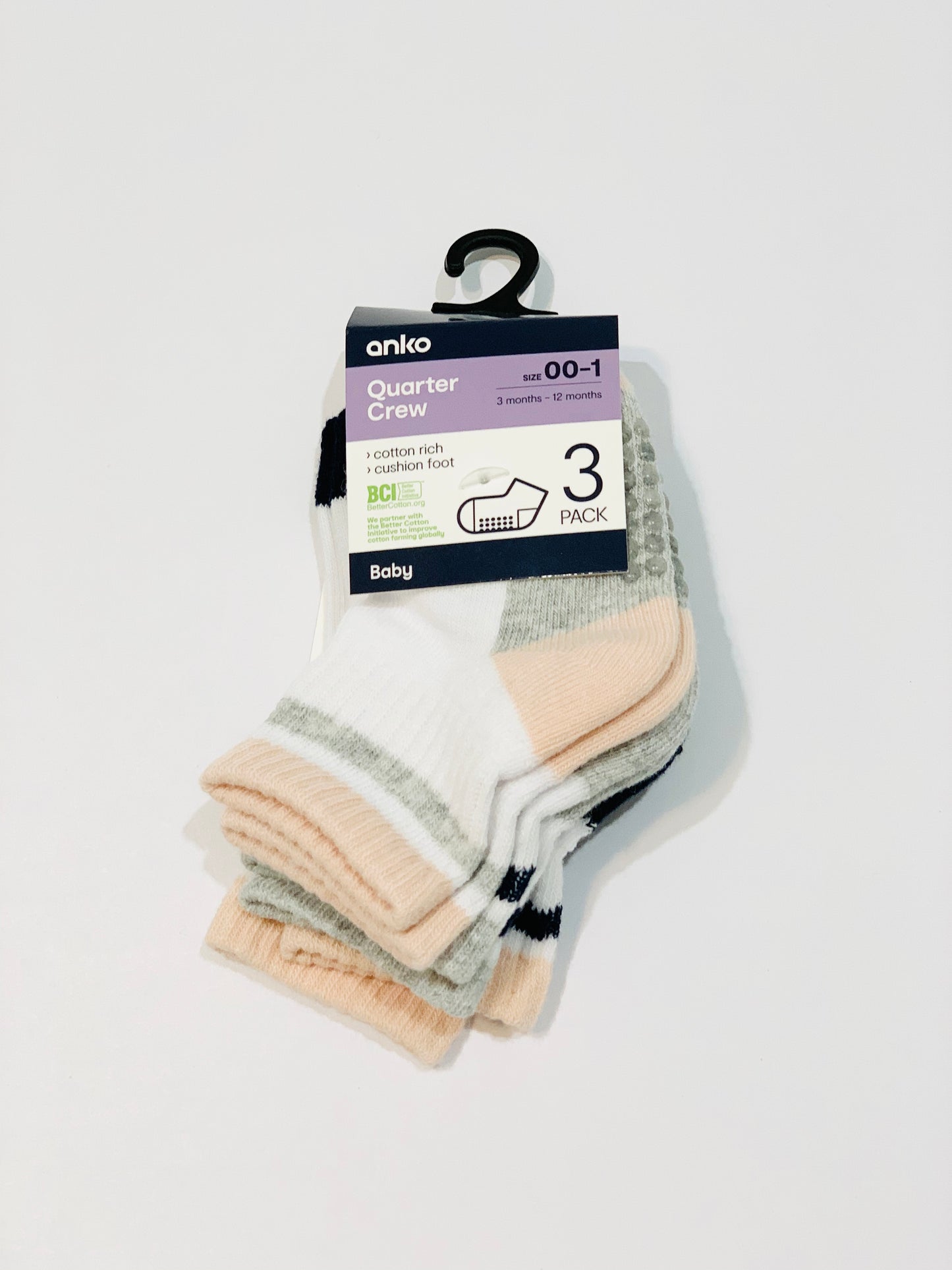 3 pack socks brand new - Size 3-12 months