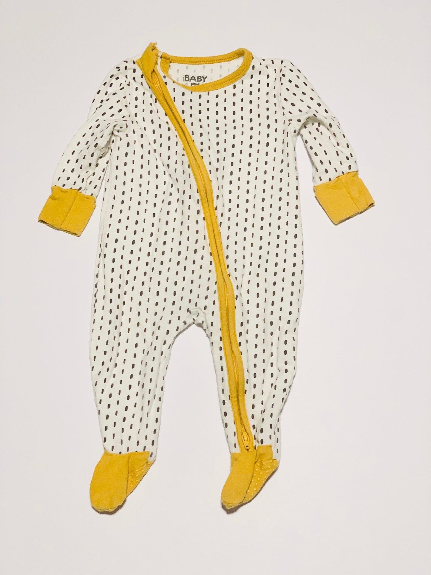 White dash onesie - Size 00