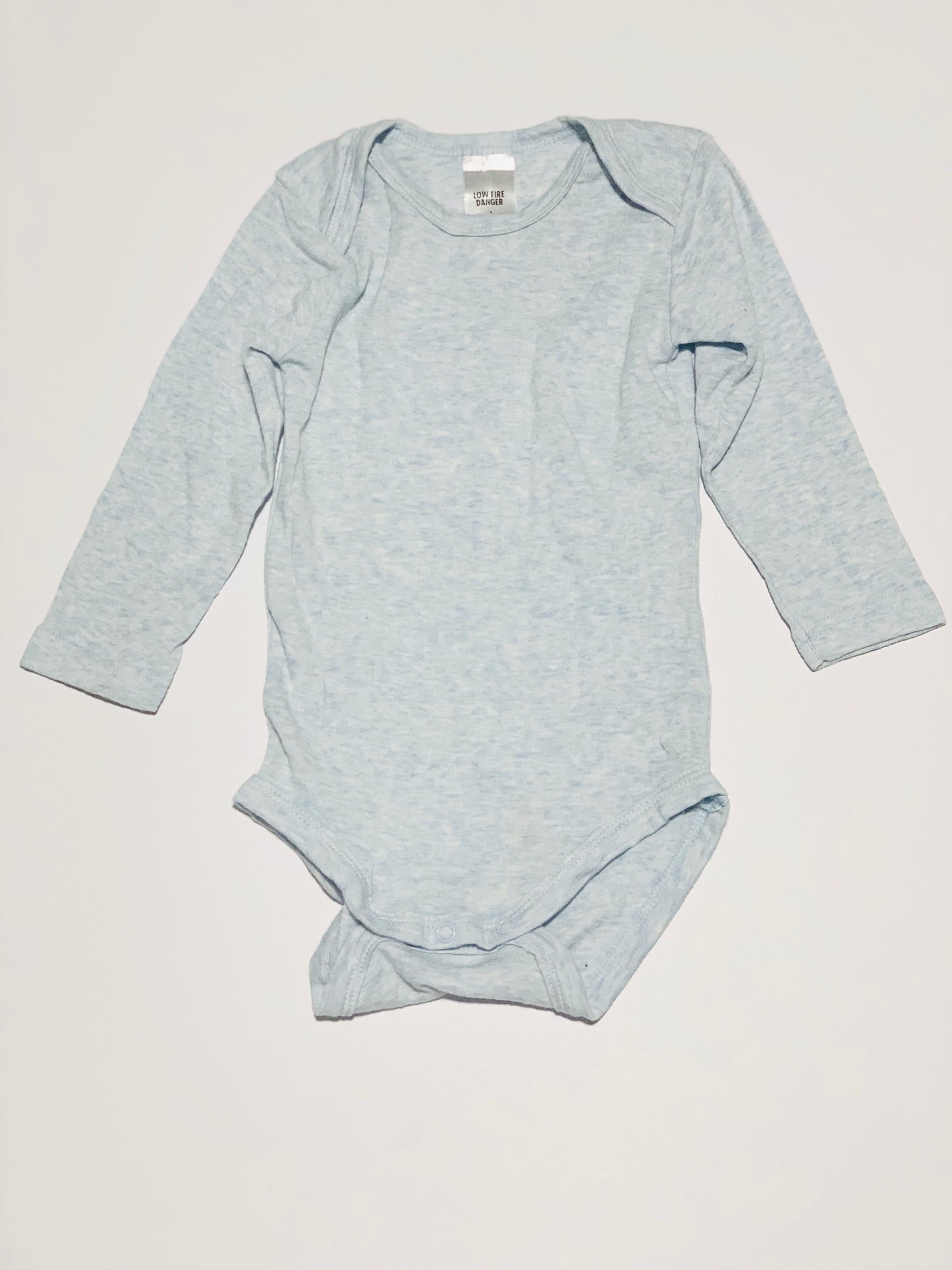 Cotton/wool blue bodysuit - Size 1