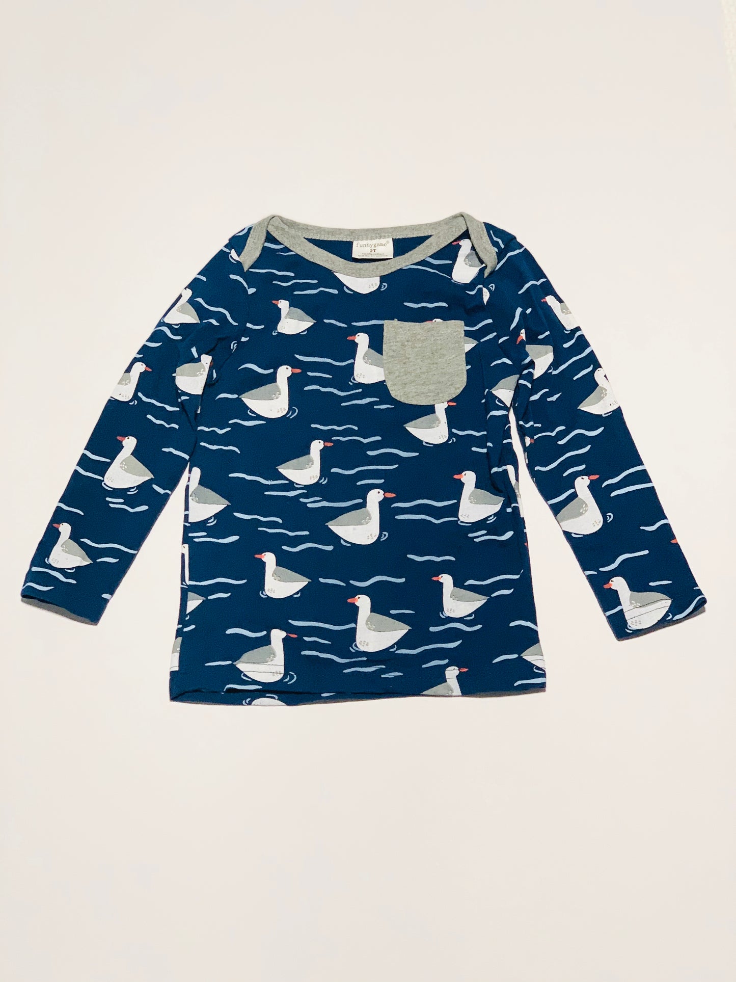 Blue duck top - Size 2