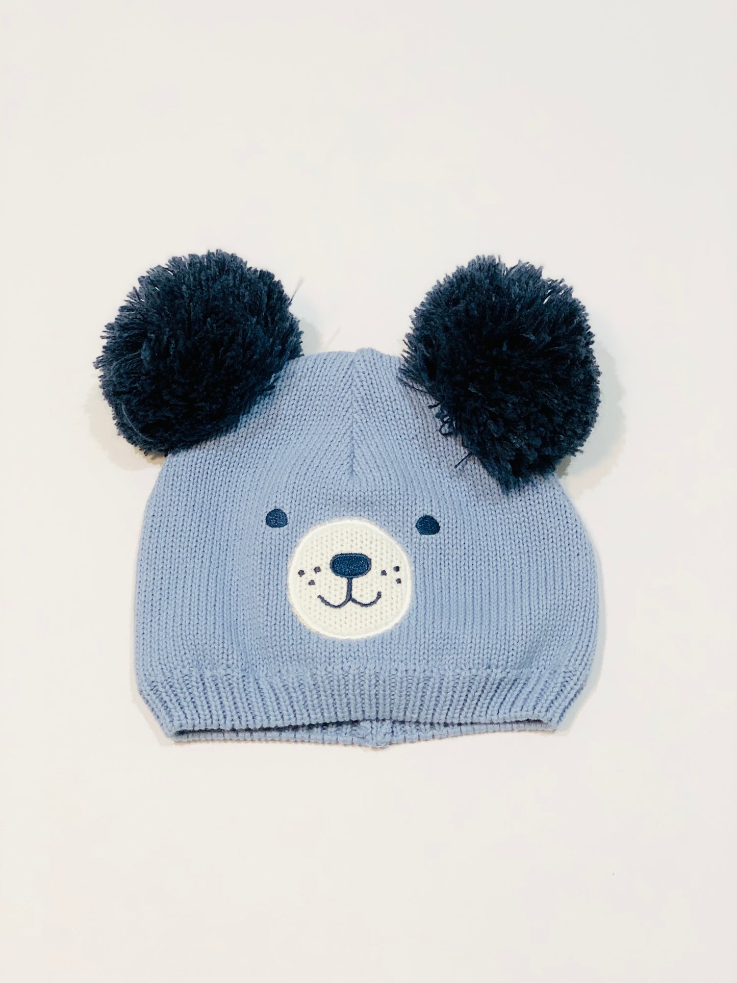 Blue bear beanie - Size 1-2 years