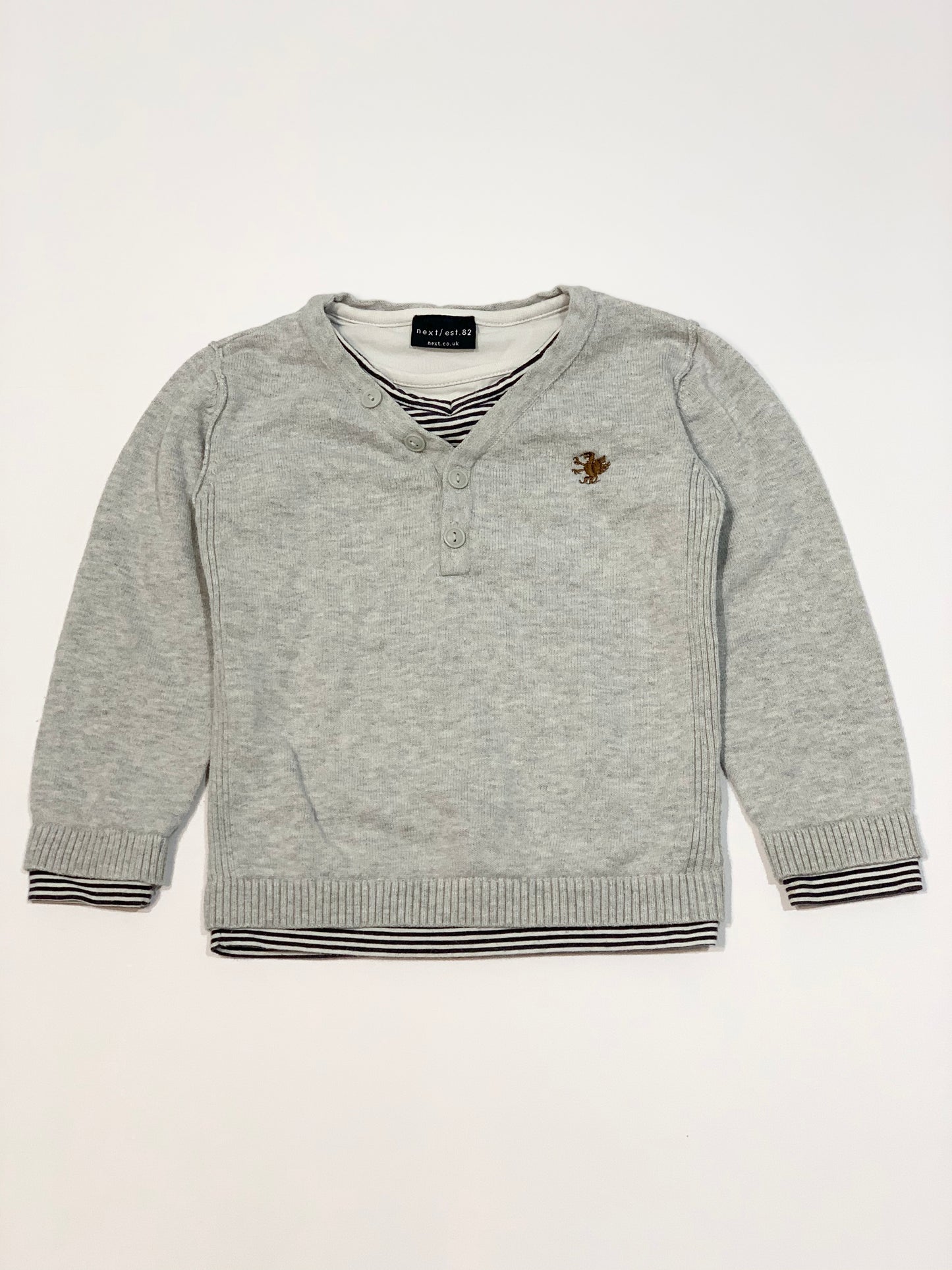 Grey knit jumper - Size 3