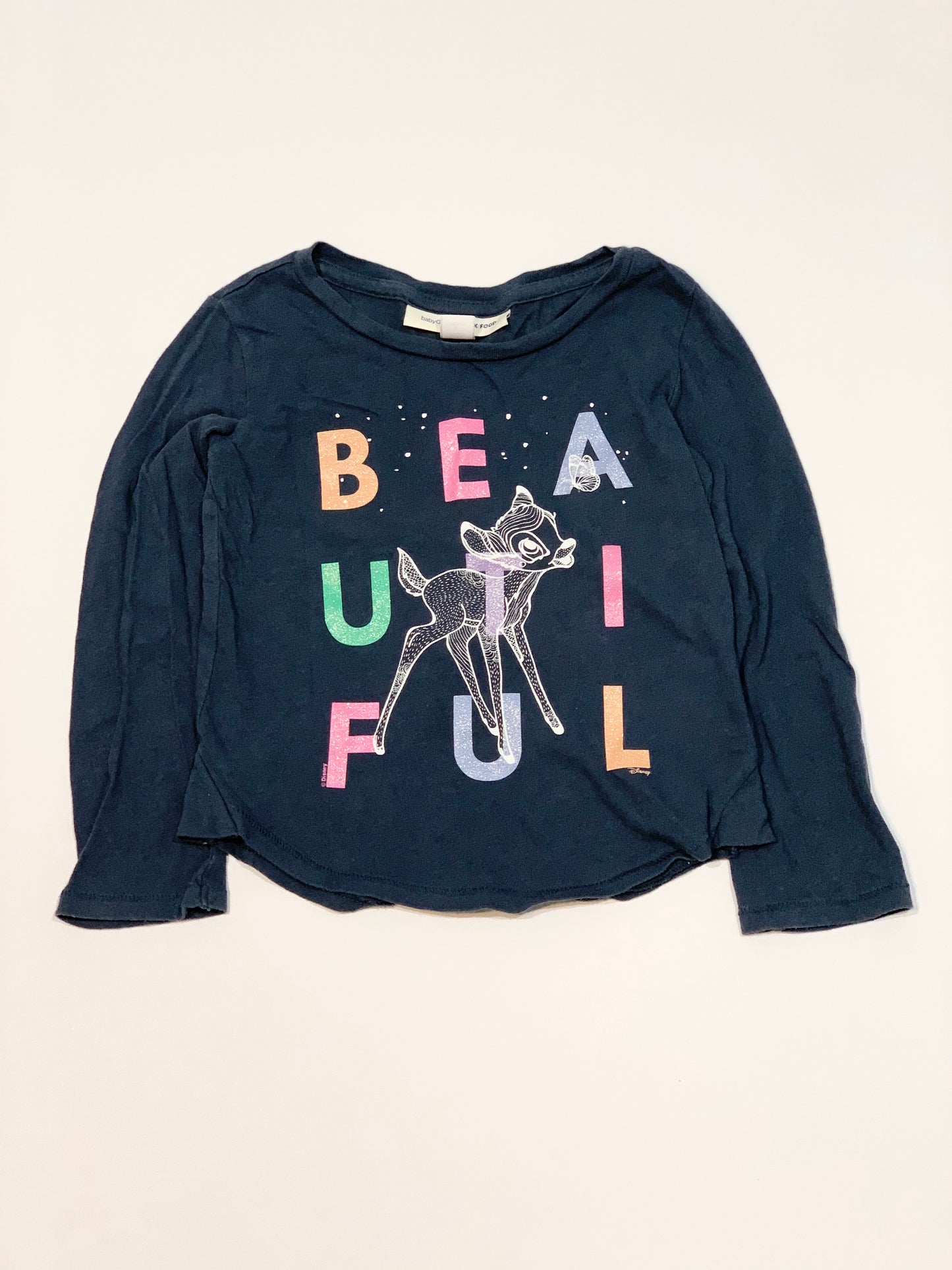 Glitter Bambi top - Size 3