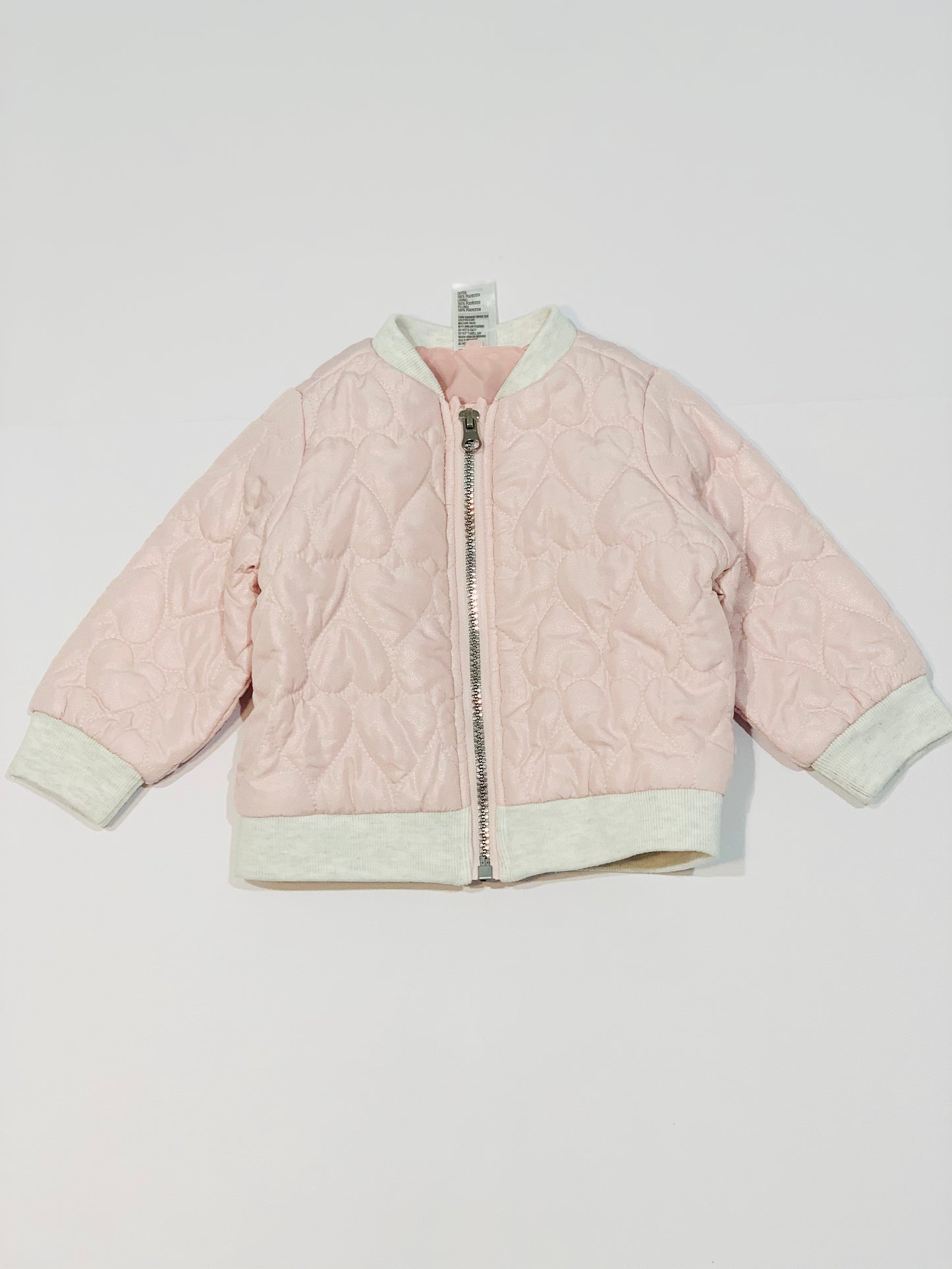 Pink hearts jacket - Size 1