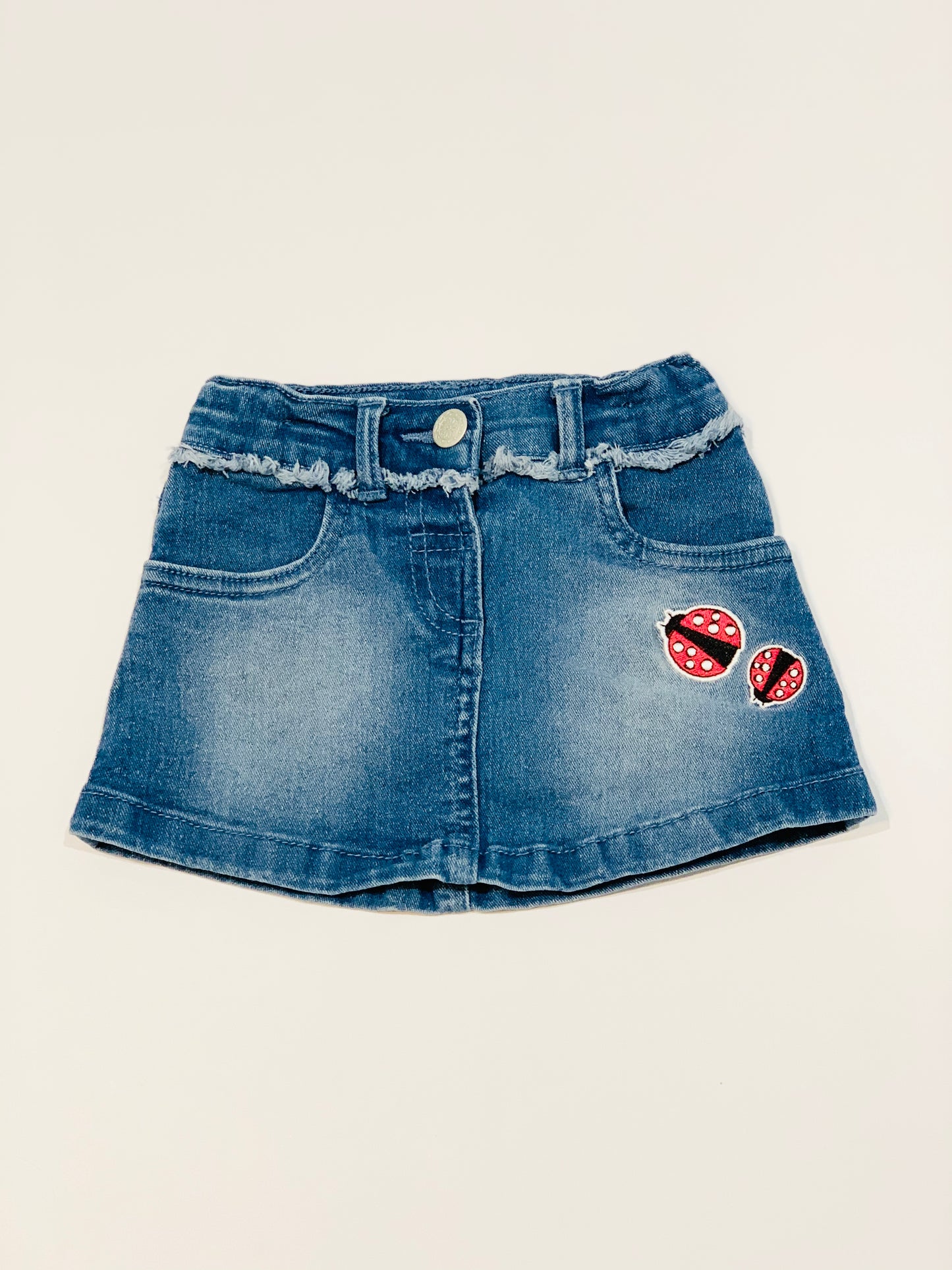 Ladybug denim skirt - Size 1