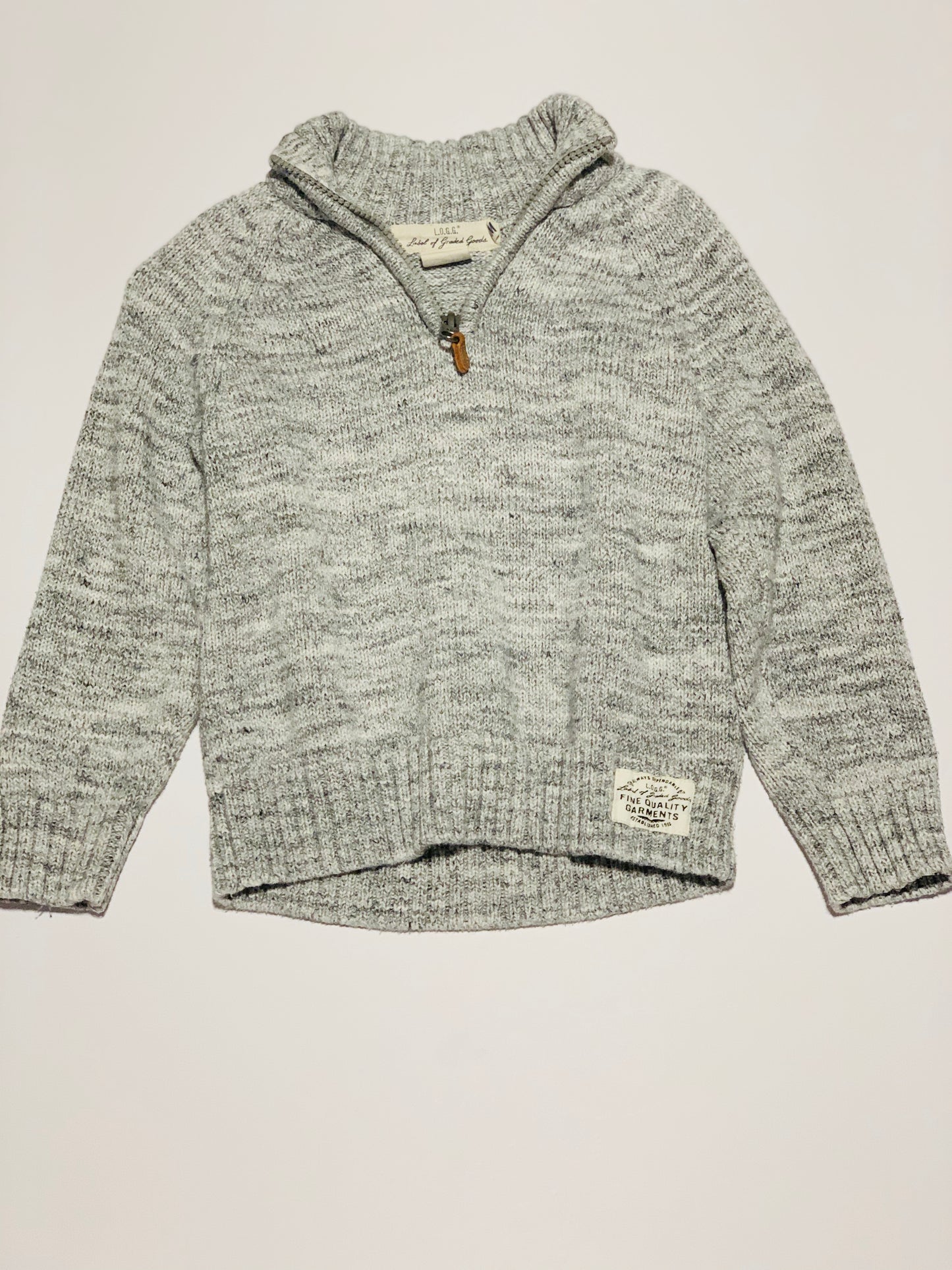 Grey knit jumper - Size 3-4