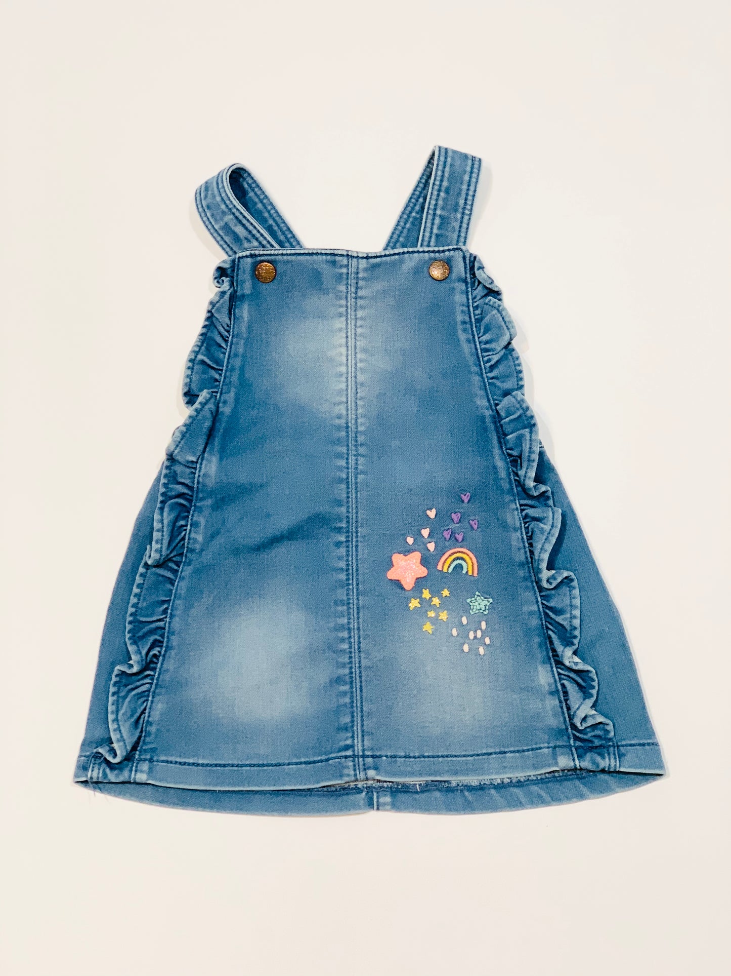 Denim pinafore - Size 1
