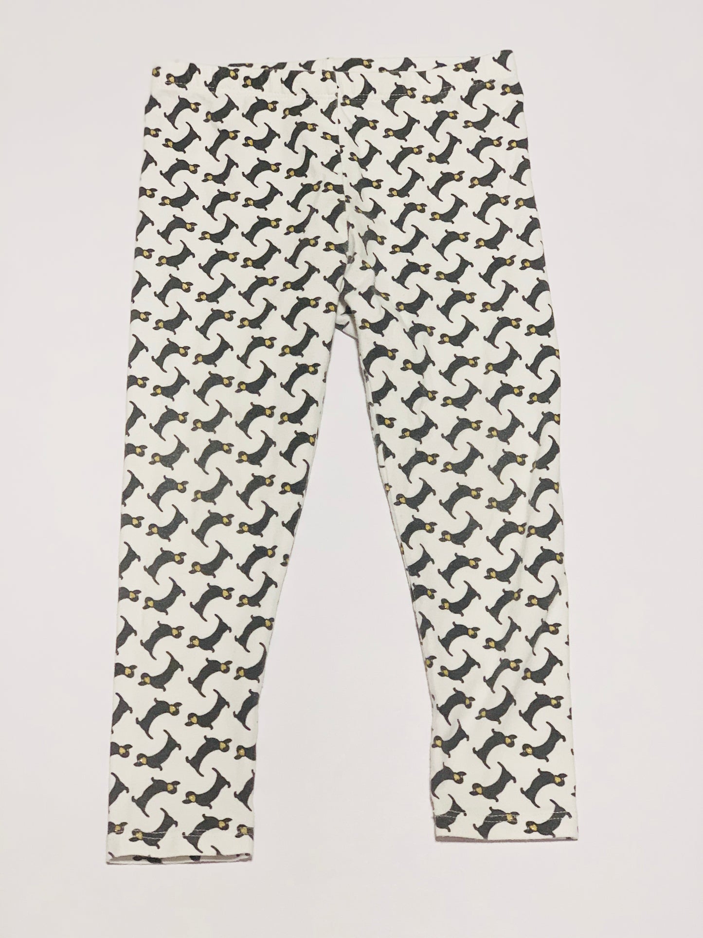 Sausage dog leggings - Size 3