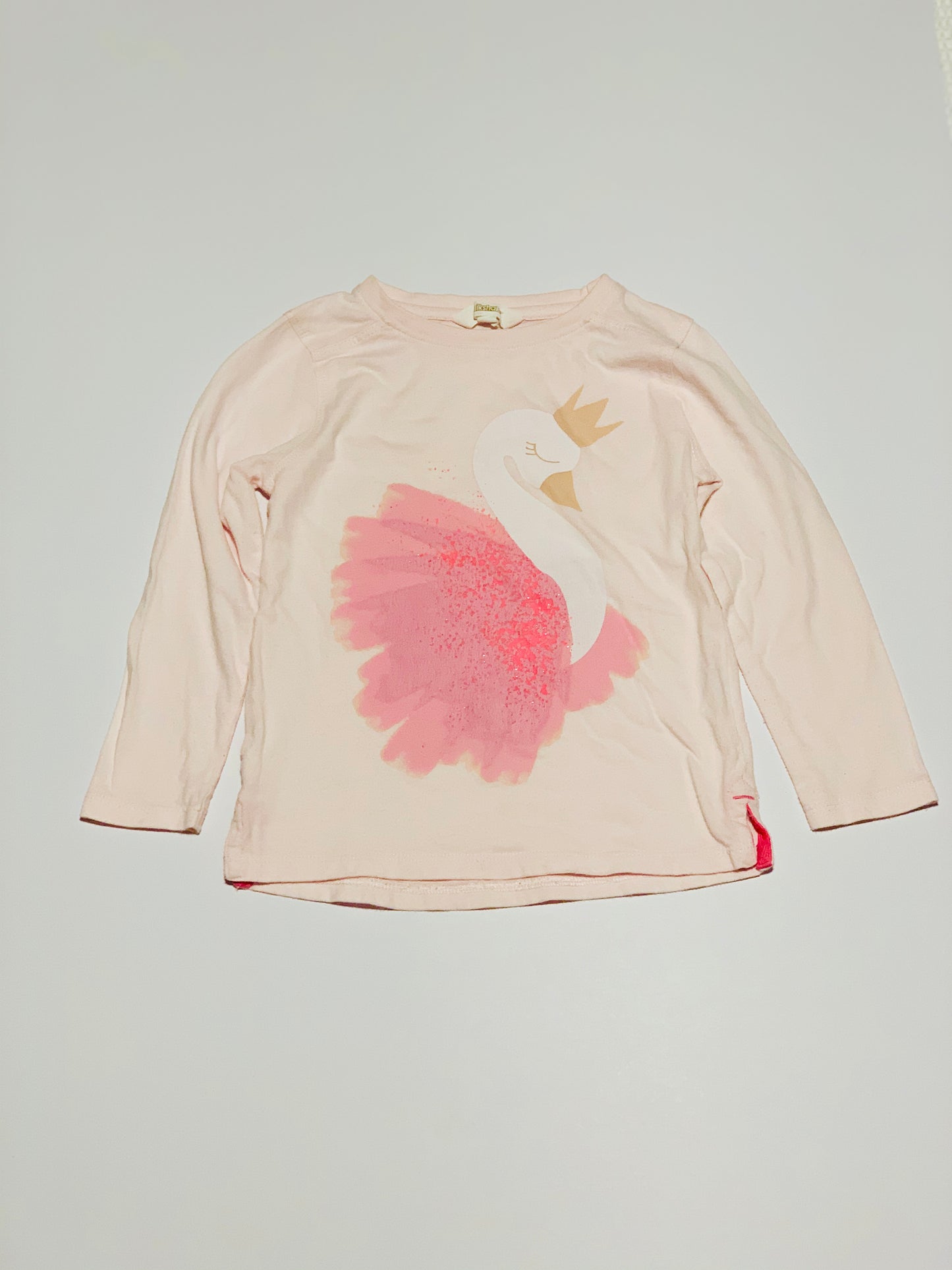 Pink swan top - Size 3