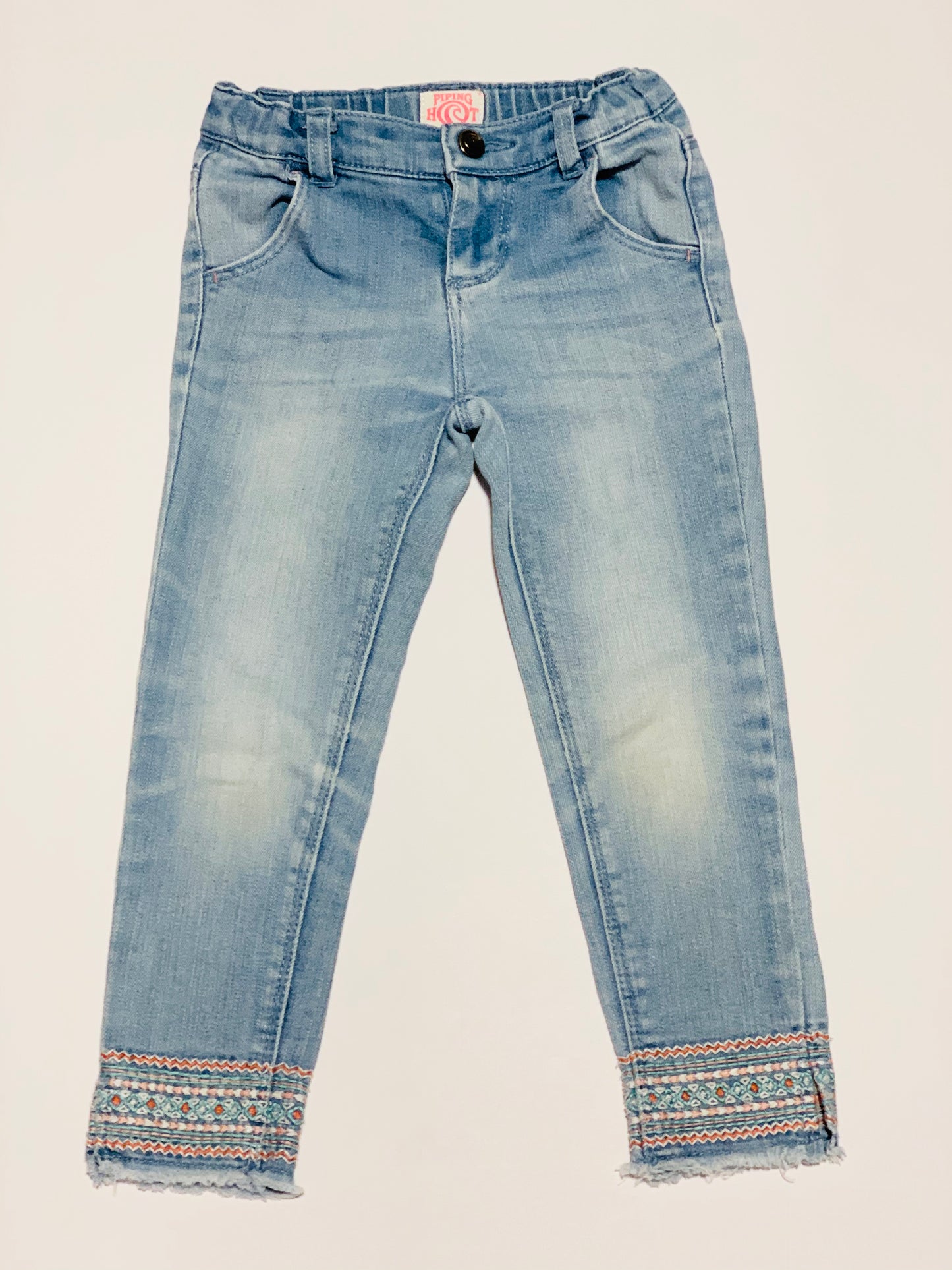 Embroidered denim jeans - Size 3