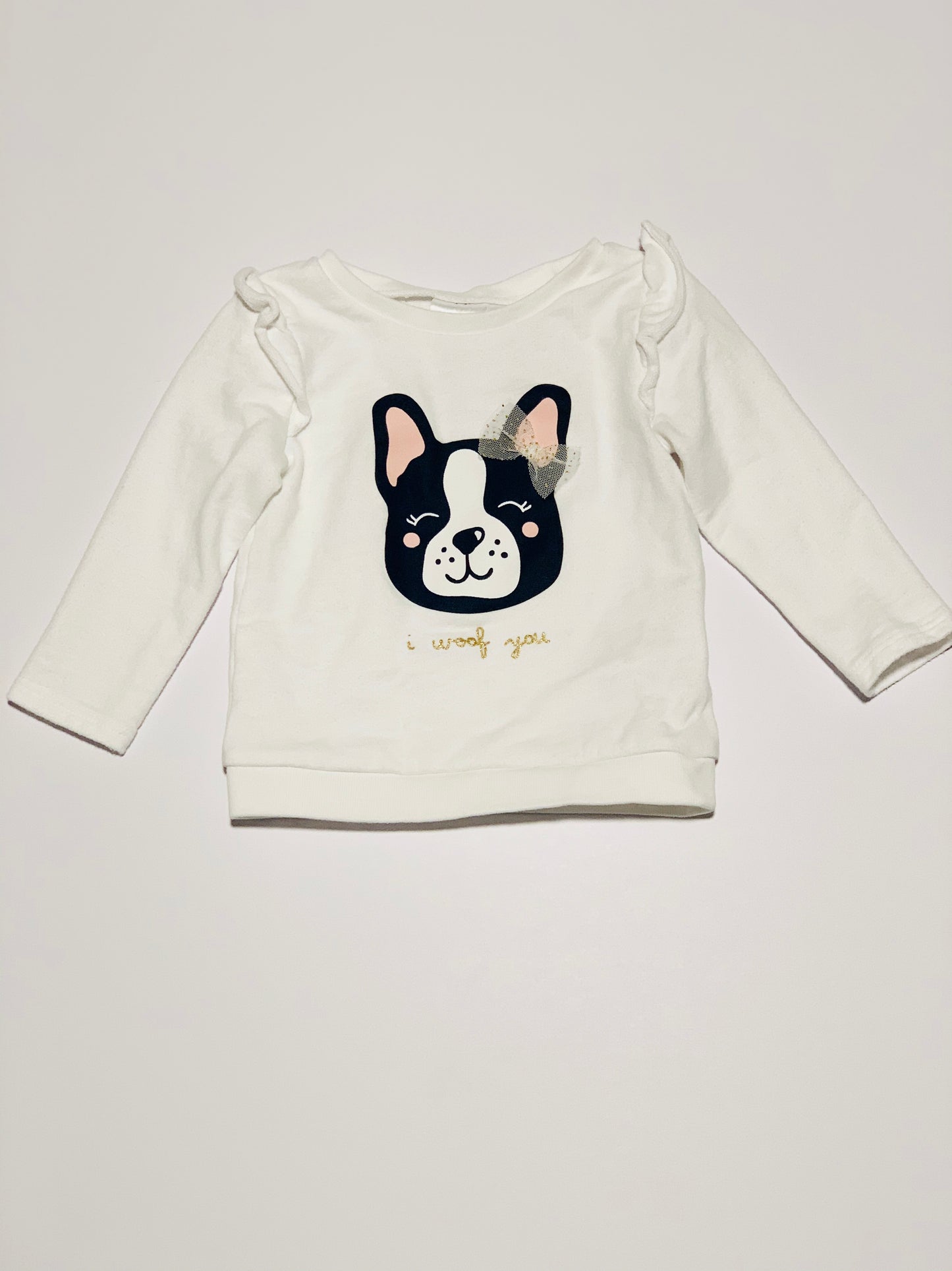 I Woof You sweater - Size 1