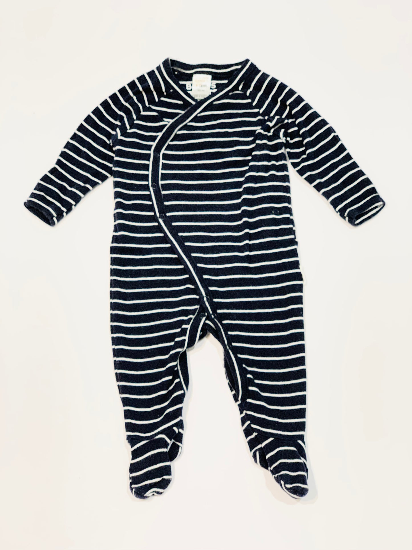 Navy striped onesie - Size 000